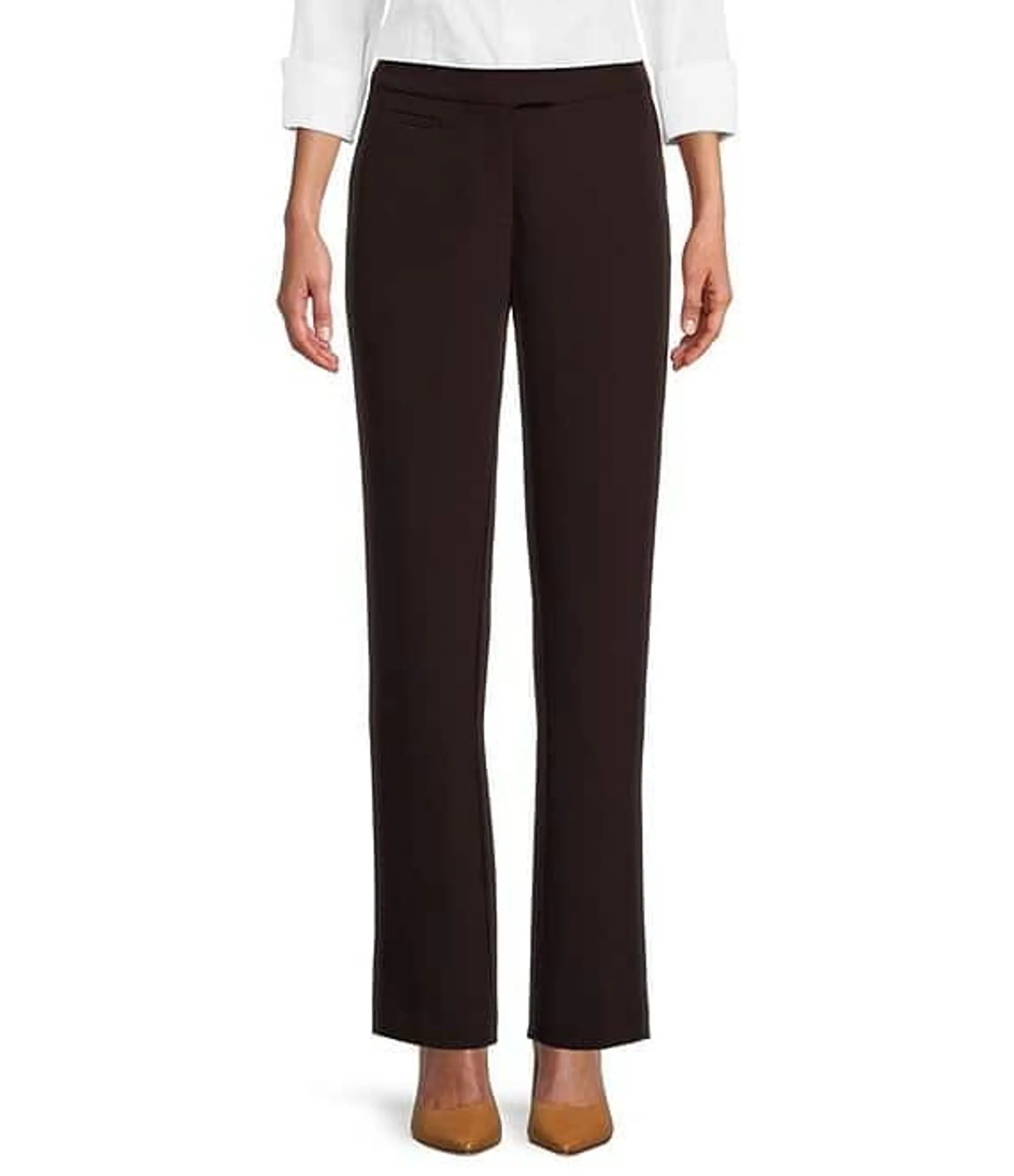 Petite Size the 5TH AVE fit Straight Leg Pants