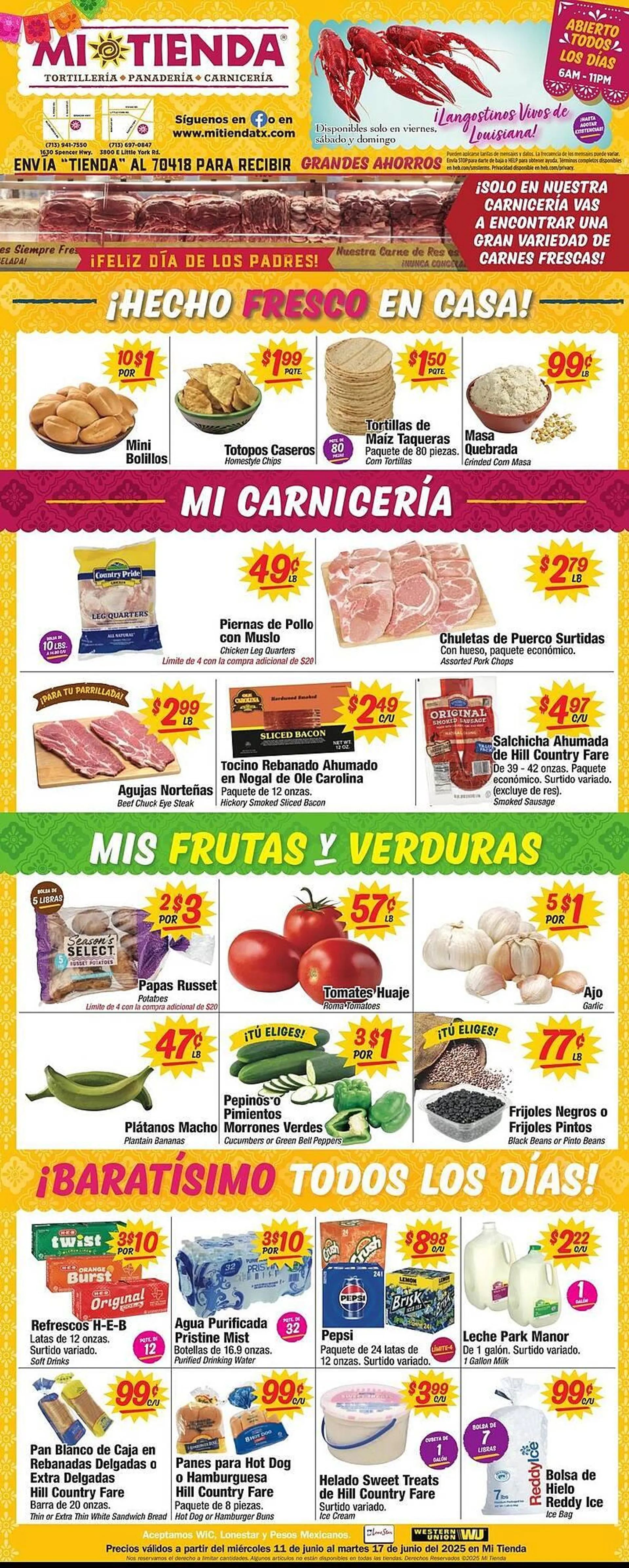 Weekly ad Mi Tienda Weekly Ad from June 11 to June 17 2025 - Page 1