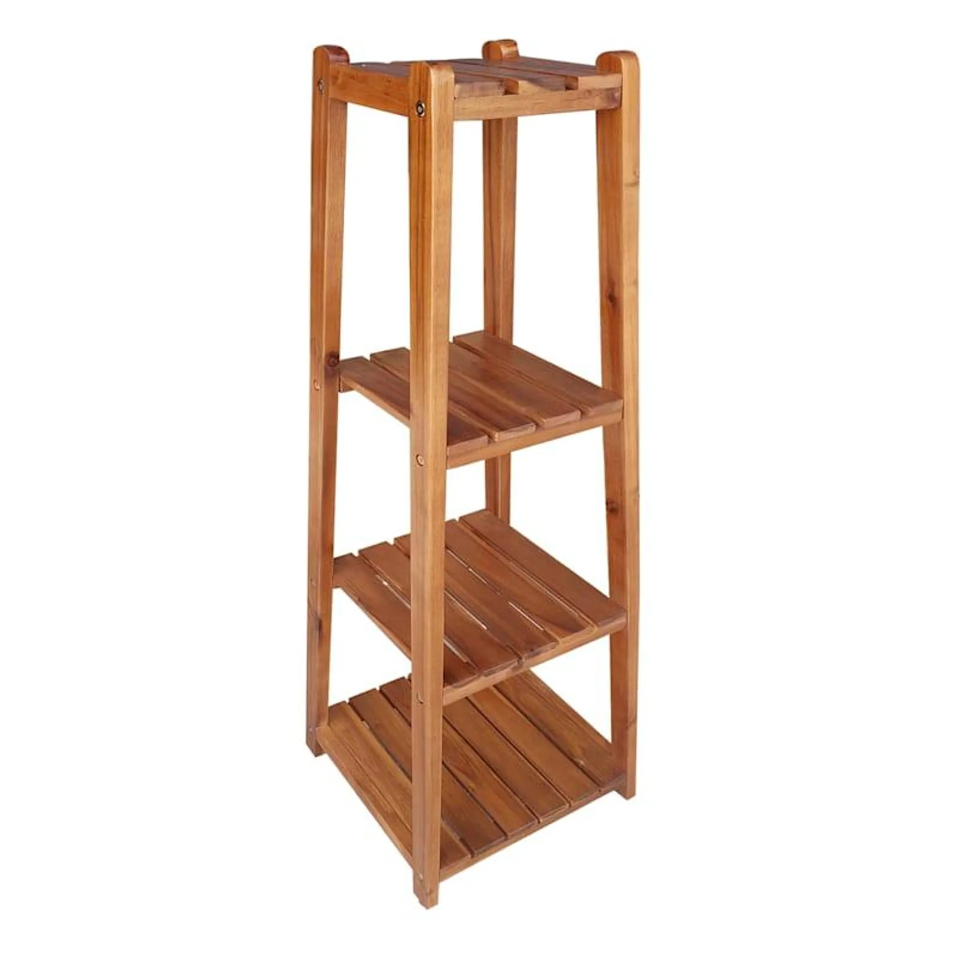 4-Tiered Wooden Plant Stand, 46"