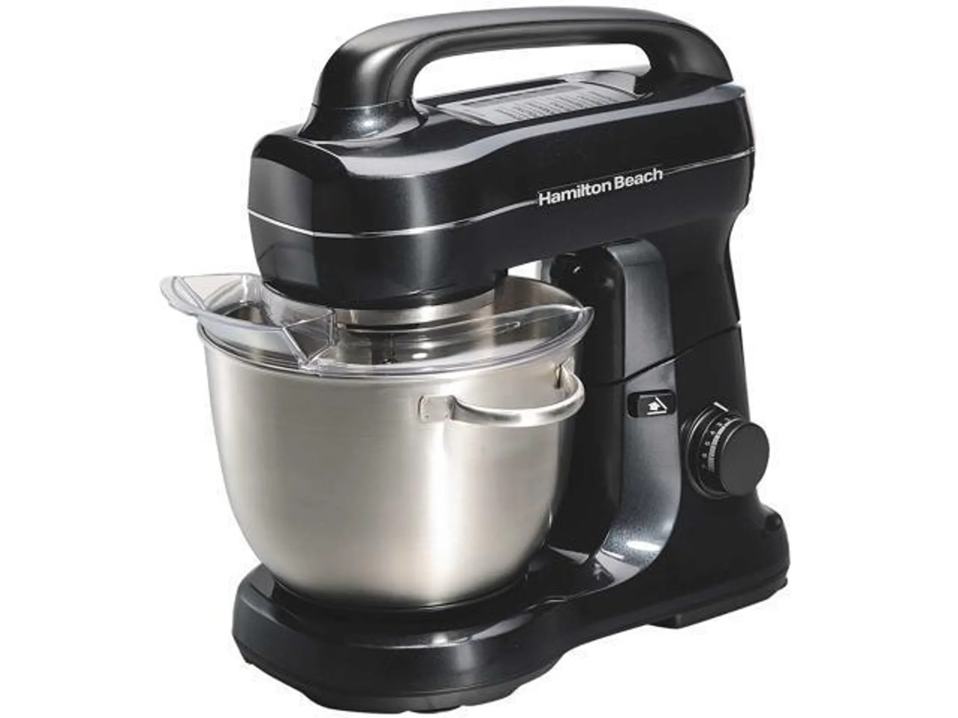 Hamilton Beach 63394 7 Speed Stand Mixer, Metalic Black