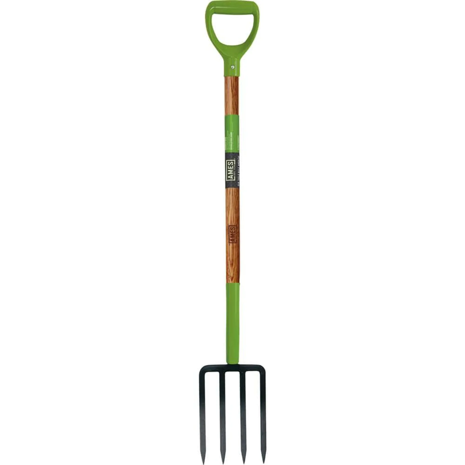 Ames® 4-Tine Forged Spading Fork with Wood Handle