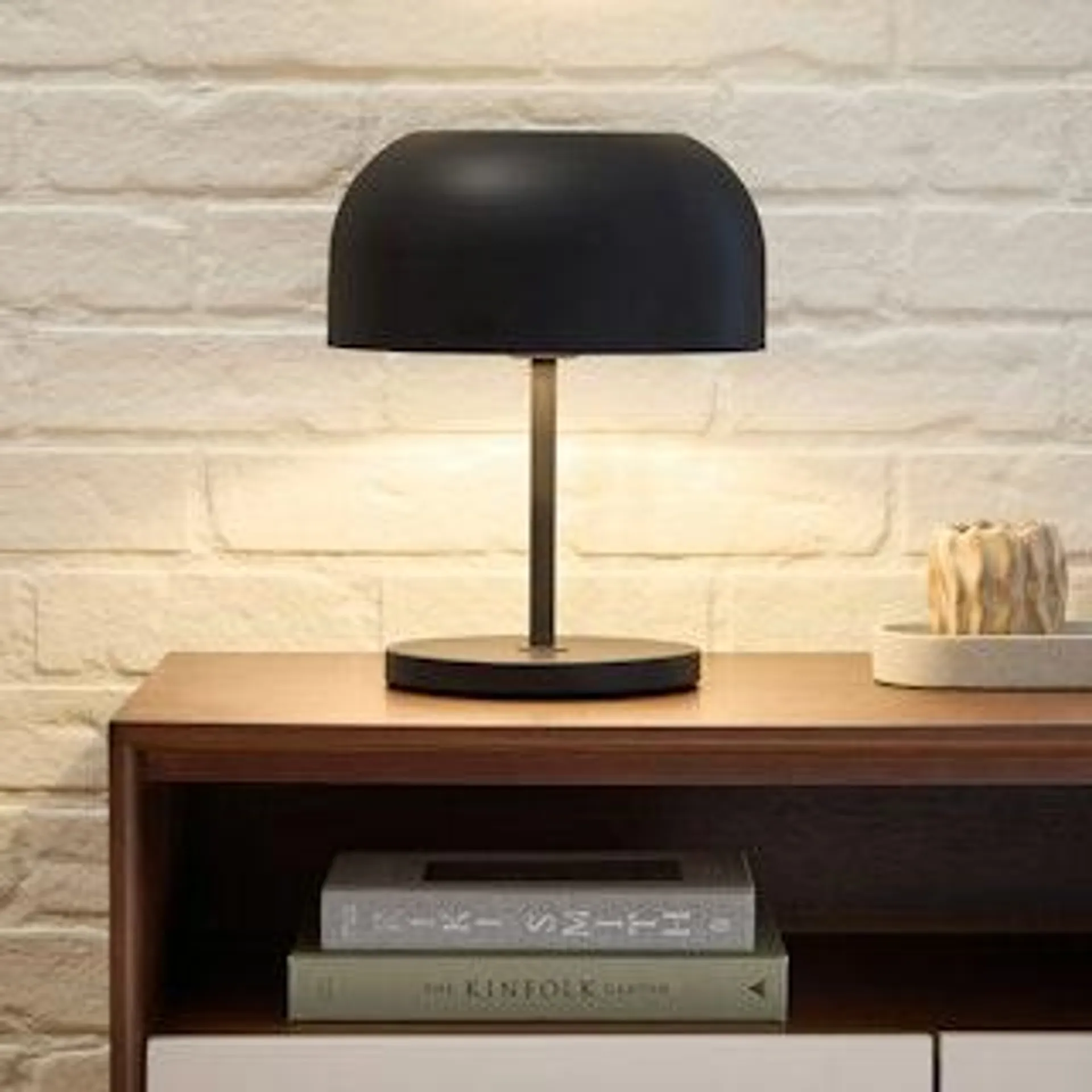 Oslo Charcoal Table Lamp