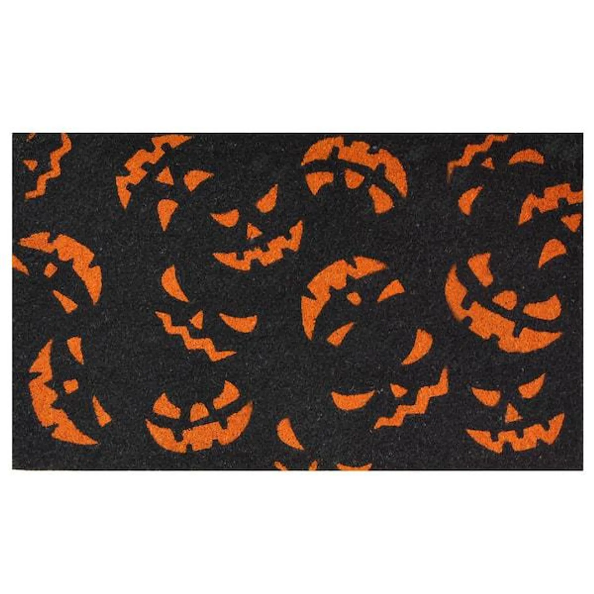 Scary Pumpkins 17 in. x 29 in. Coir Door Mat