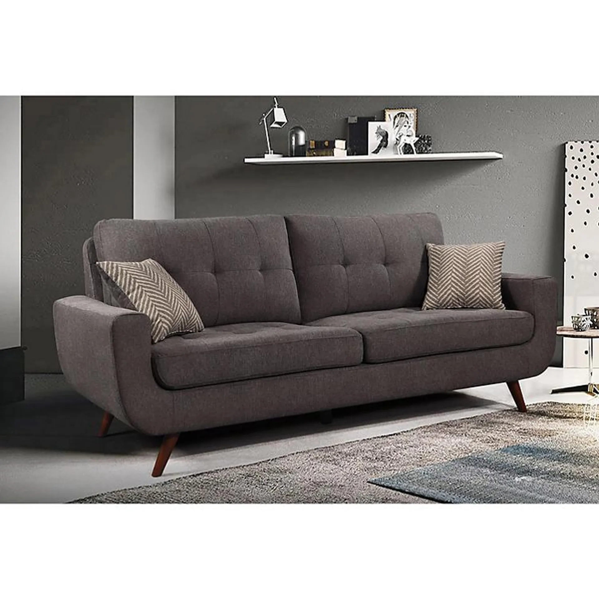 Finley Stain-Resistant Fabric Sofa, Assorted Colors