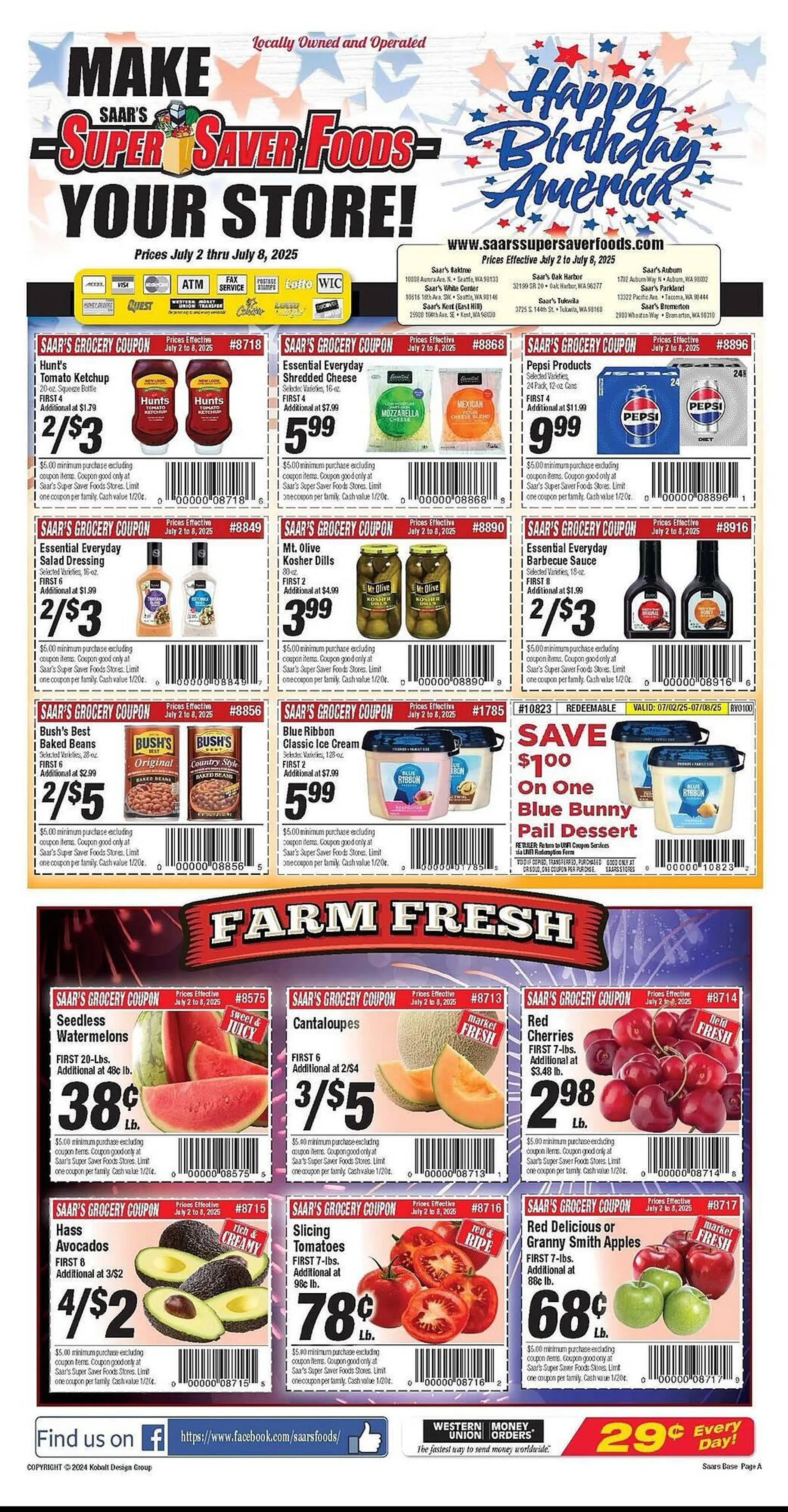Weekly ad Super Saver Weekly Ad from July 2 to July 8 2025 - Page 1