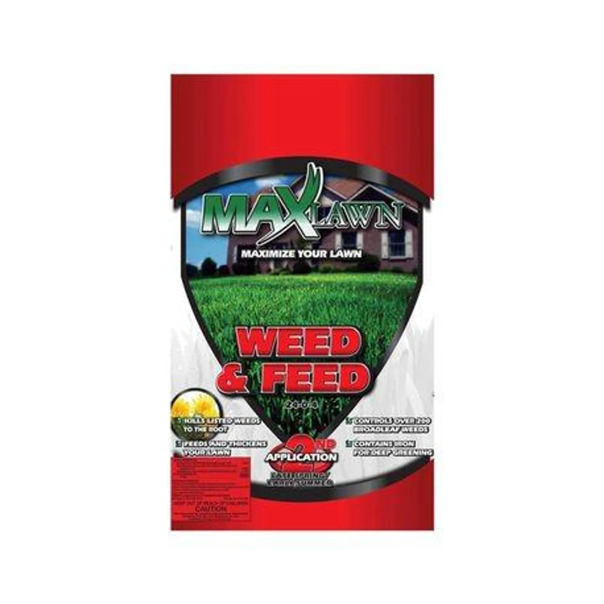 Max Lawn 48lb Weed & Feed 24-0-4 Fertilizer