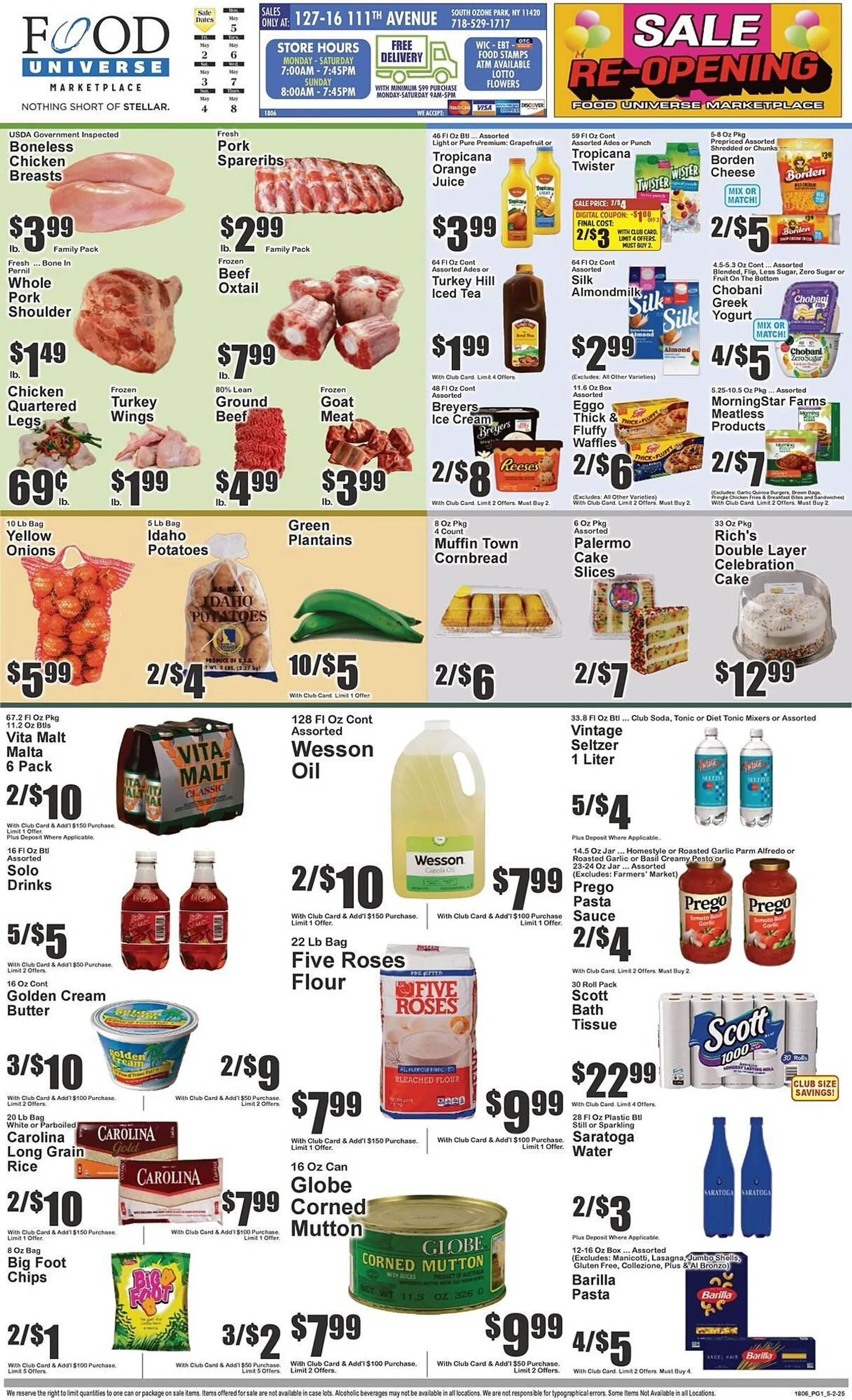 Food Universe Weekly Ad - 1
