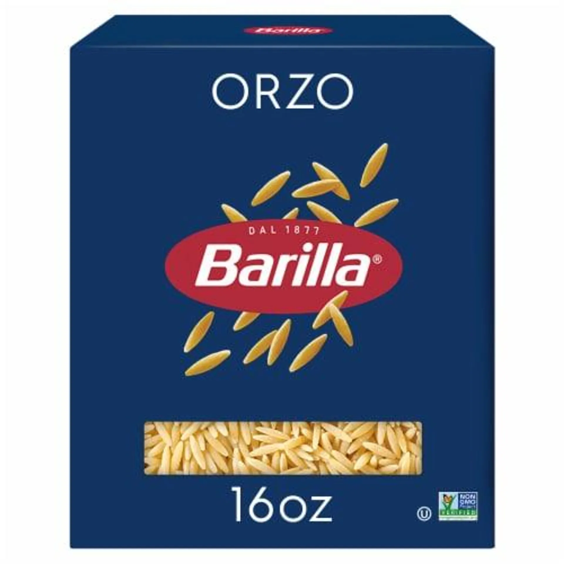 Barilla Orzo Pasta, Quality Non-GMO and Kosher Certified Pasta