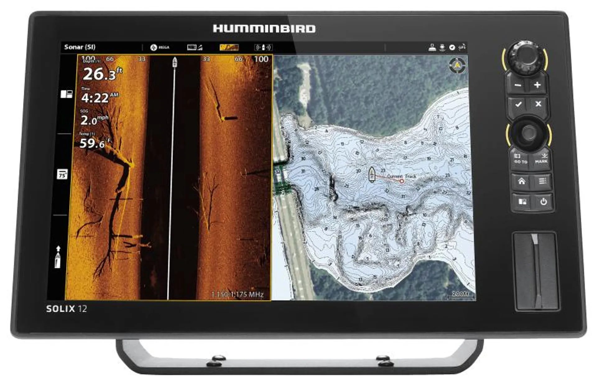 Humminbird SOLIX 12 CHIRP MEGA SI+ G3 Fish Finder/GPS Chartplotter