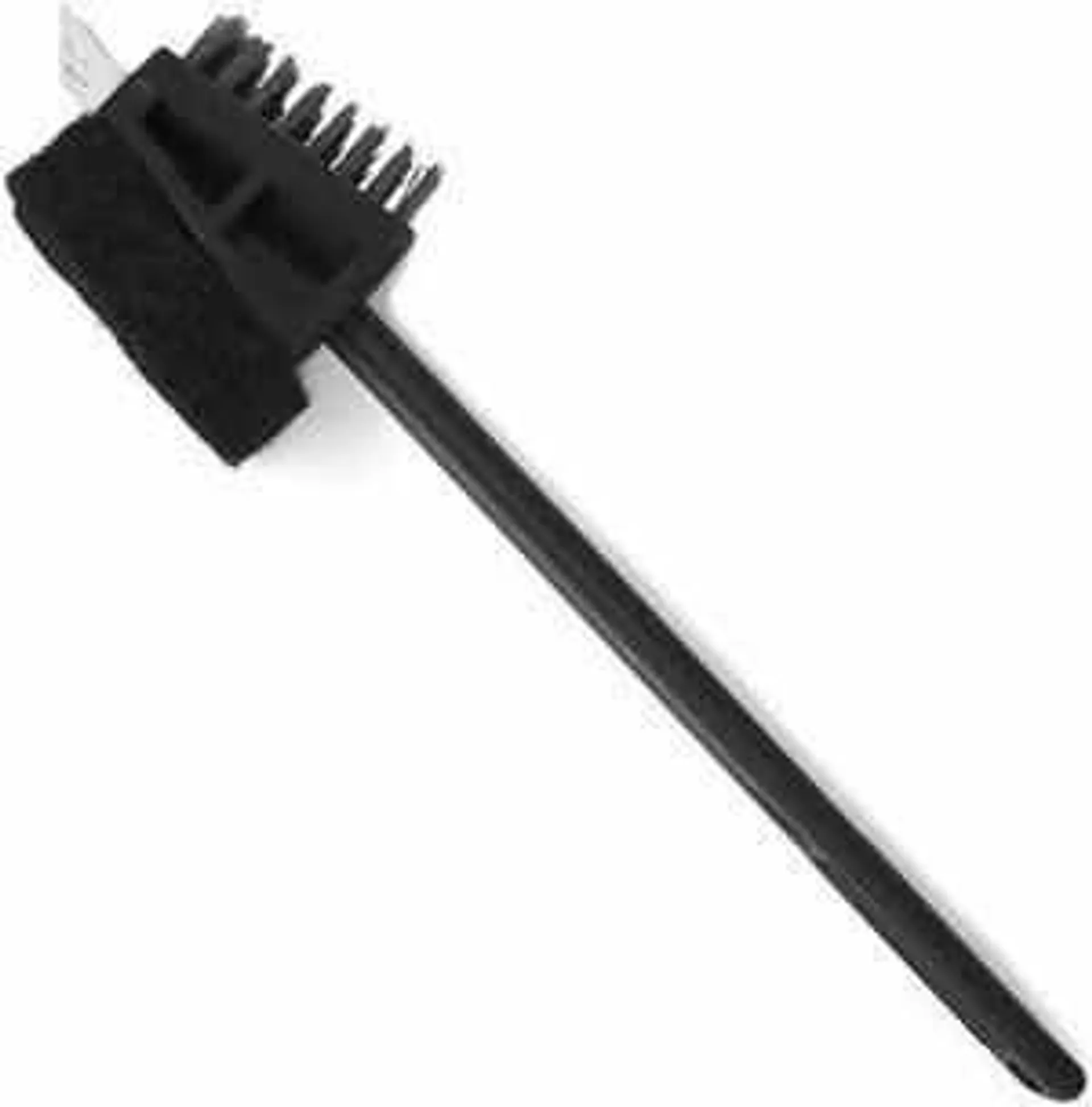 Norpro 8665 Heavy Duty Nylon Grill Brush with Scraper and Scour Pad