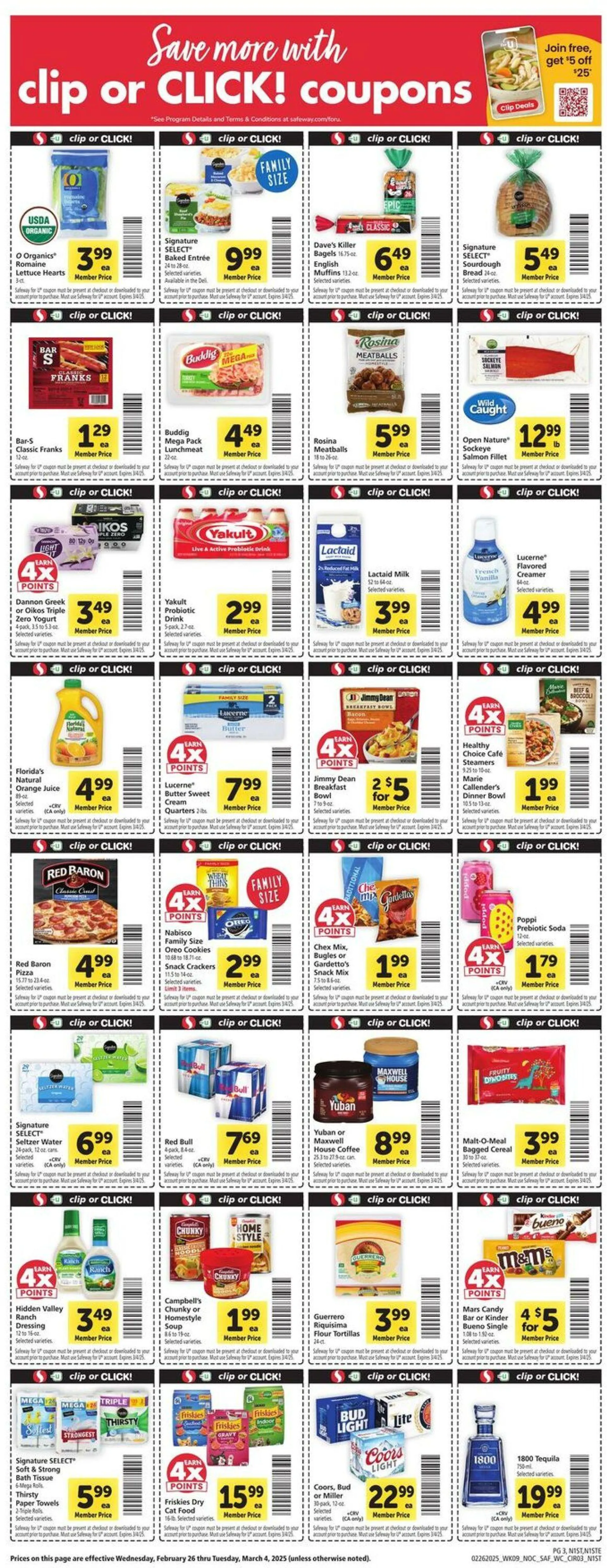 Catálogo de Safeway Current weekly ad 26 de febrero al 4 de marzo 2025 - Página 3