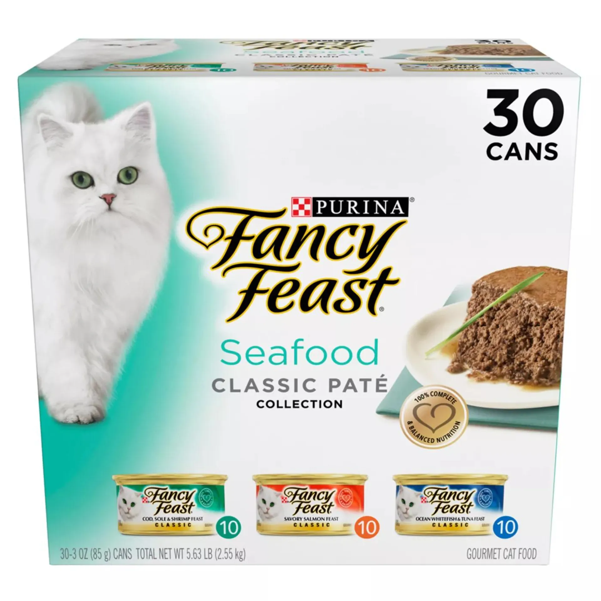 Fancy Feast® All Life Stages Cat Wet Food - Variety Pack, 30 CT, 90 OZ