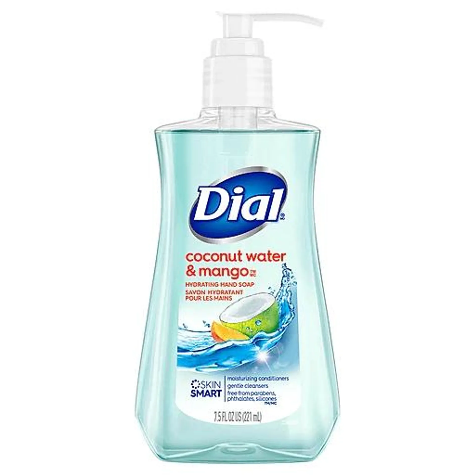 Dial Coconut Water & Mango Hand Soap 7.5 fl oz bottle