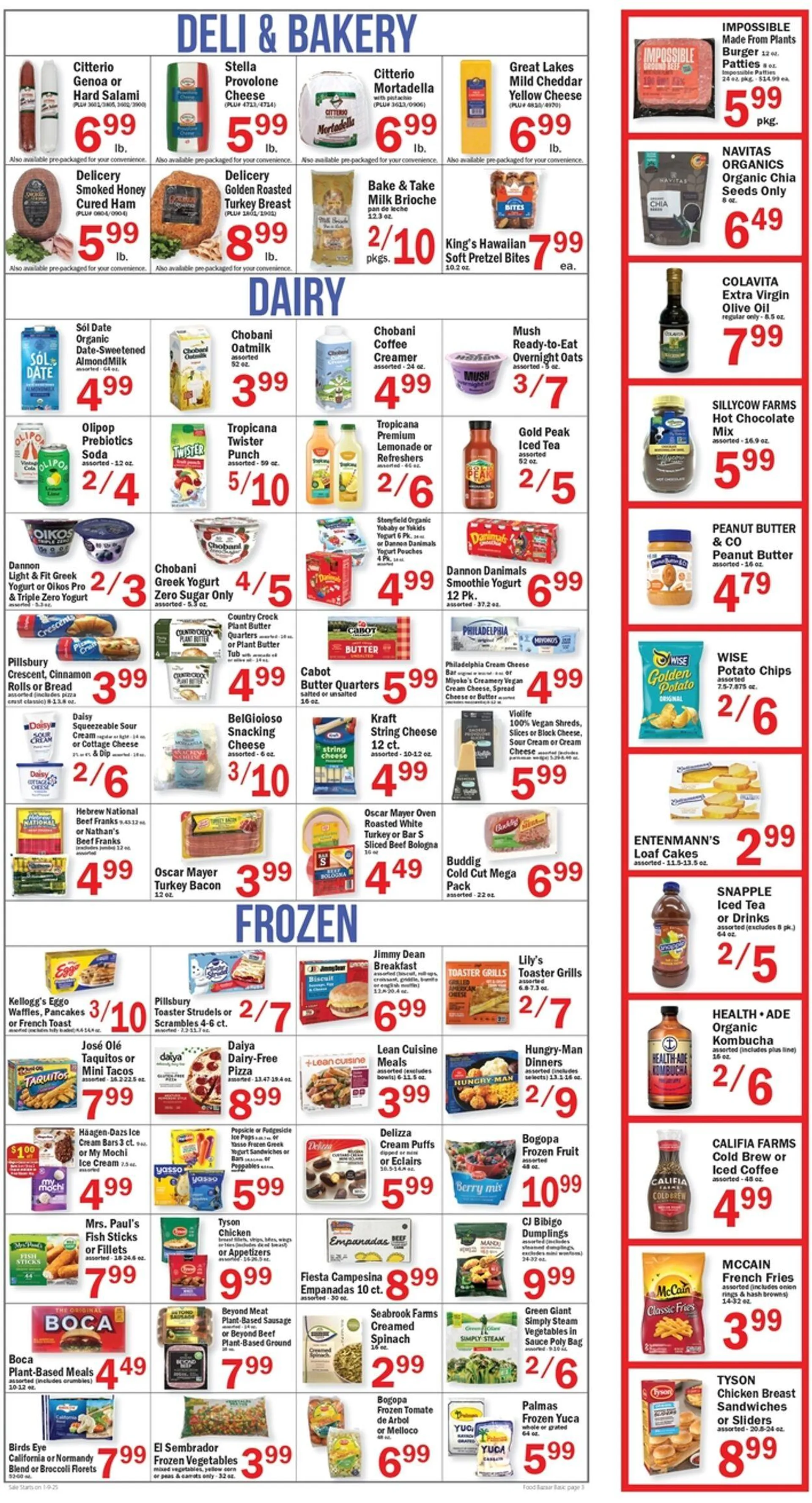 Weekly ad Food Bazaar Current weekly ad from January 9 to January 15 2025 - Page 3