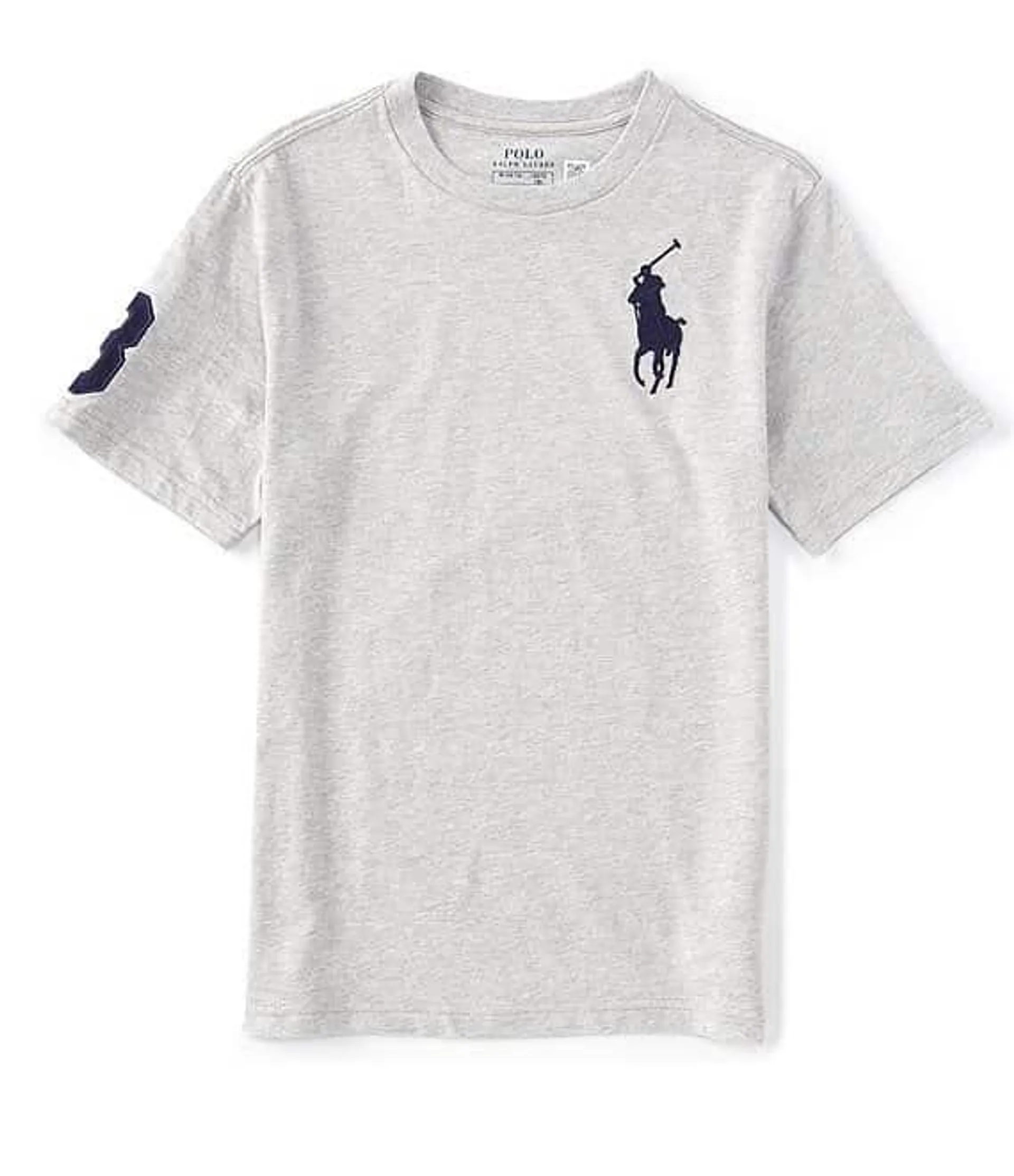 Big Boys 8-20 Short-Sleeve Big Pony Crew Neck T-Shirt