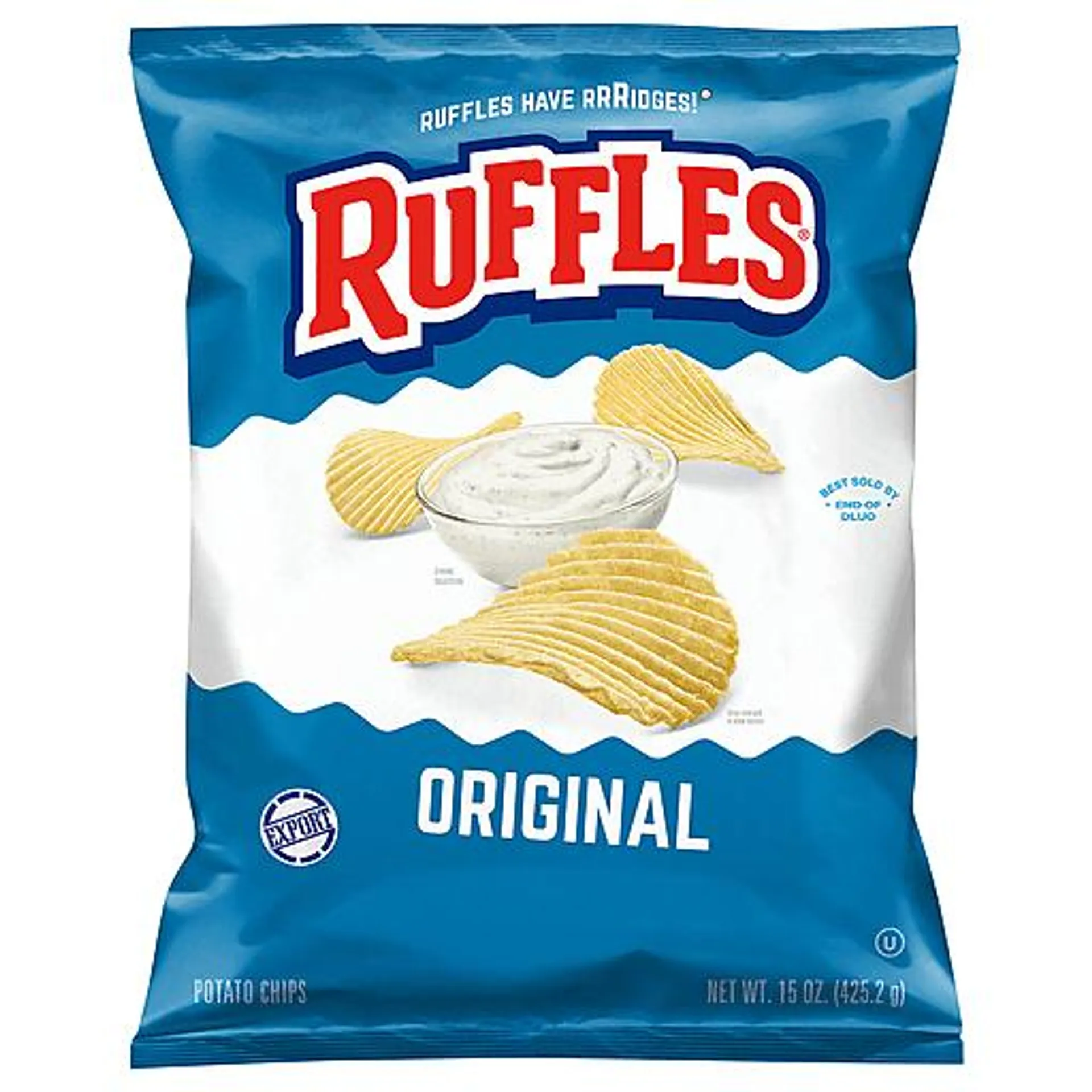 Ruffles Original Potato Chips 15 oz bag