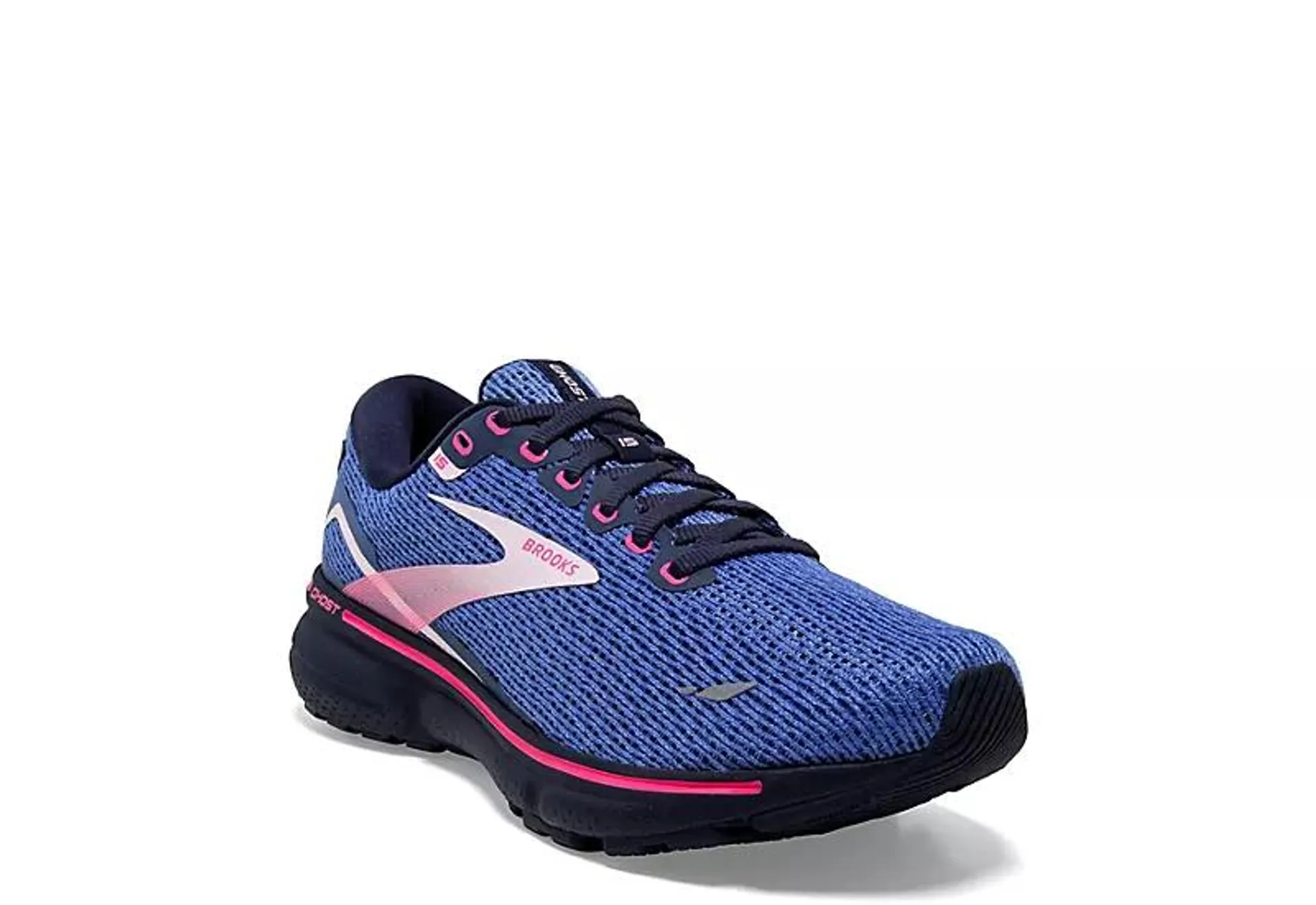 Brooks Womens Ghost 15 Running Shoe - Dark Blue