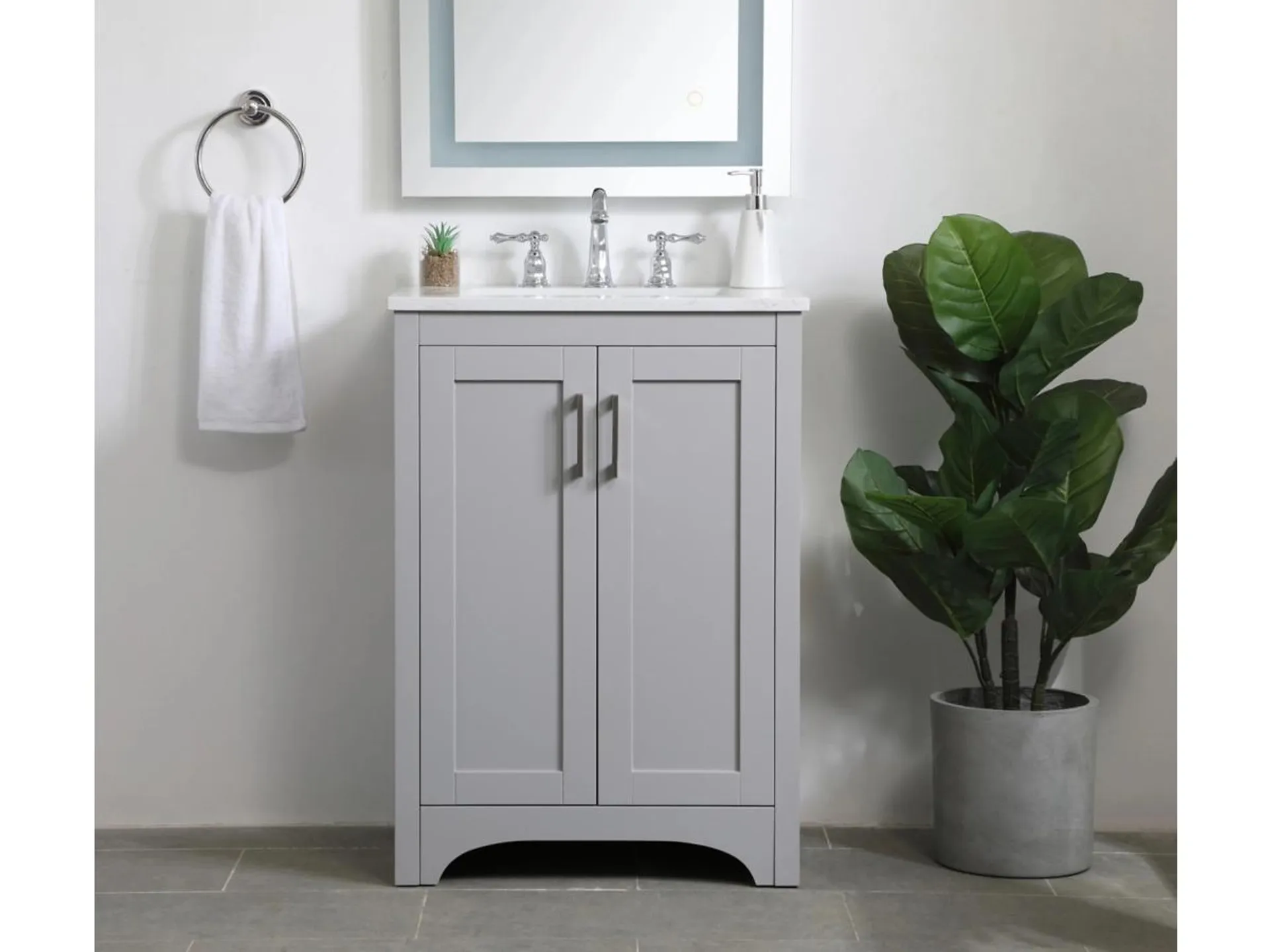 Moore 24" Single Bathroom Vanity Set