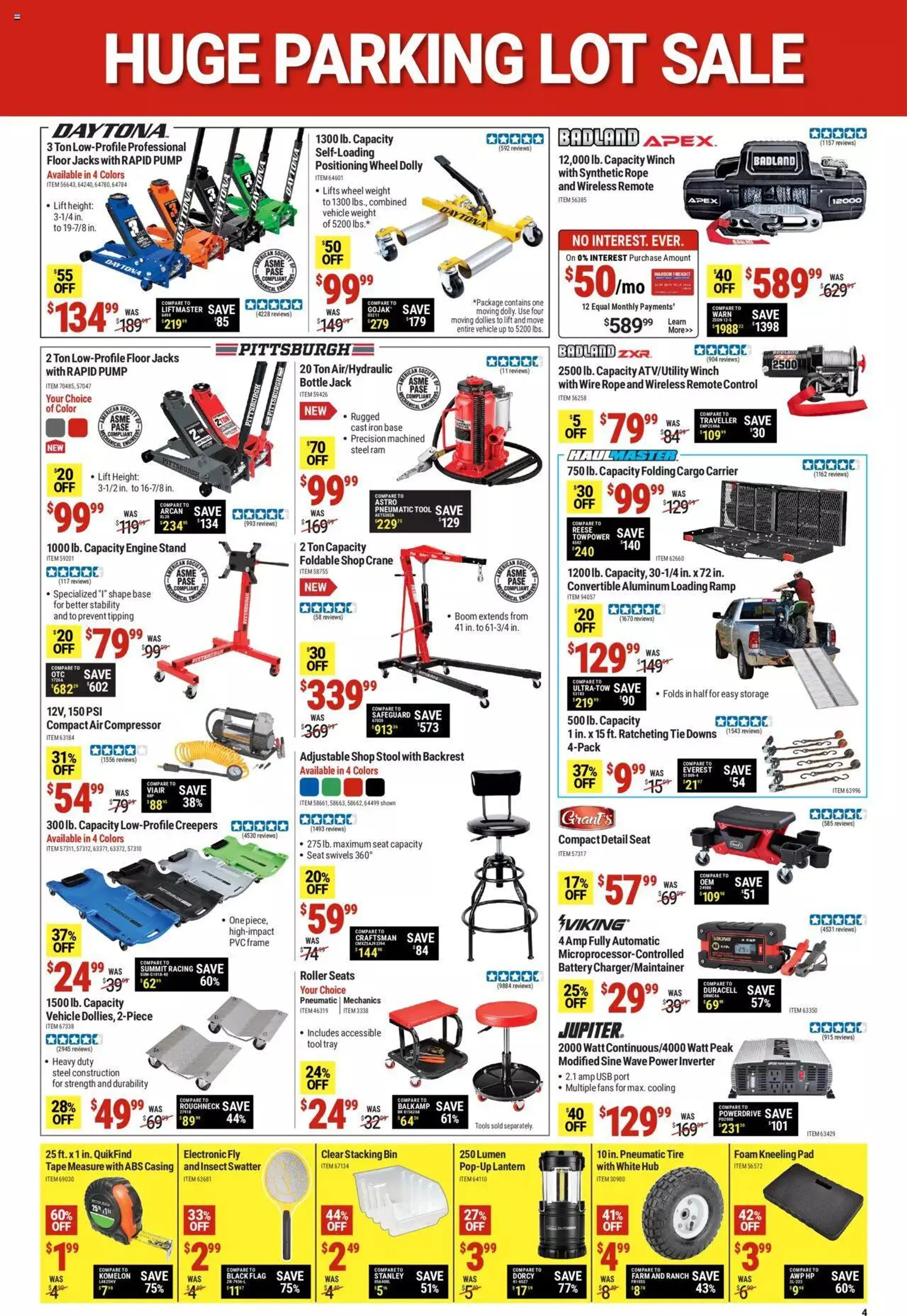 Harbor Freight - Parking Lot Sale - 3