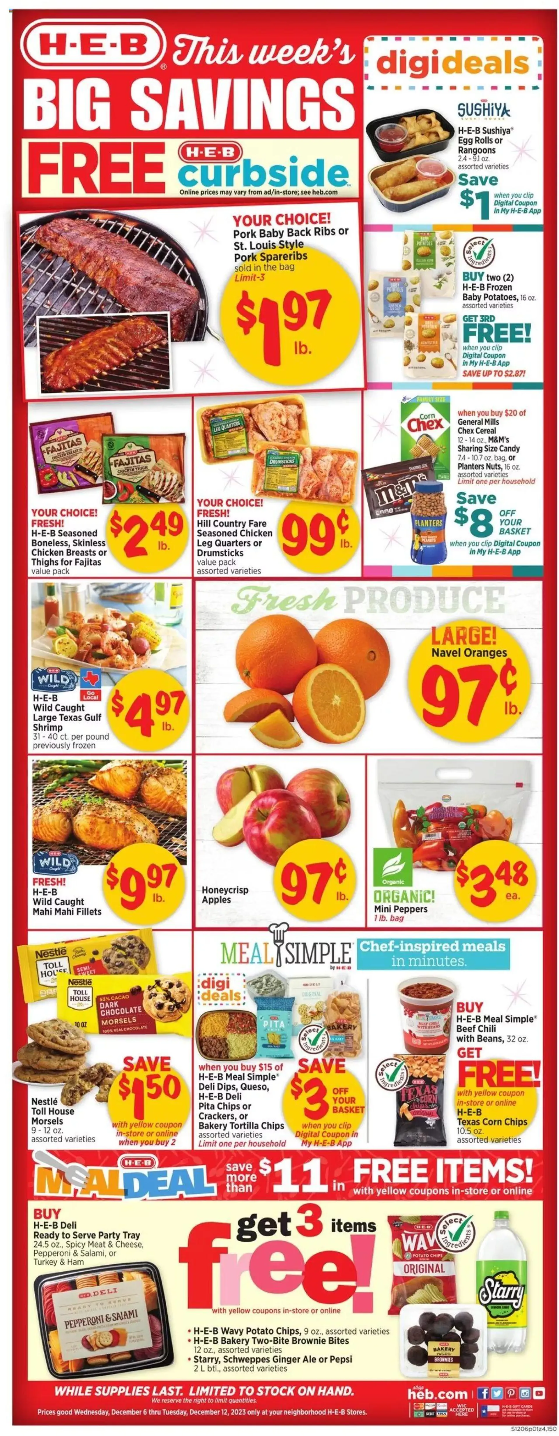 HEB Weekly Ad TX Valid until December 12, 2023