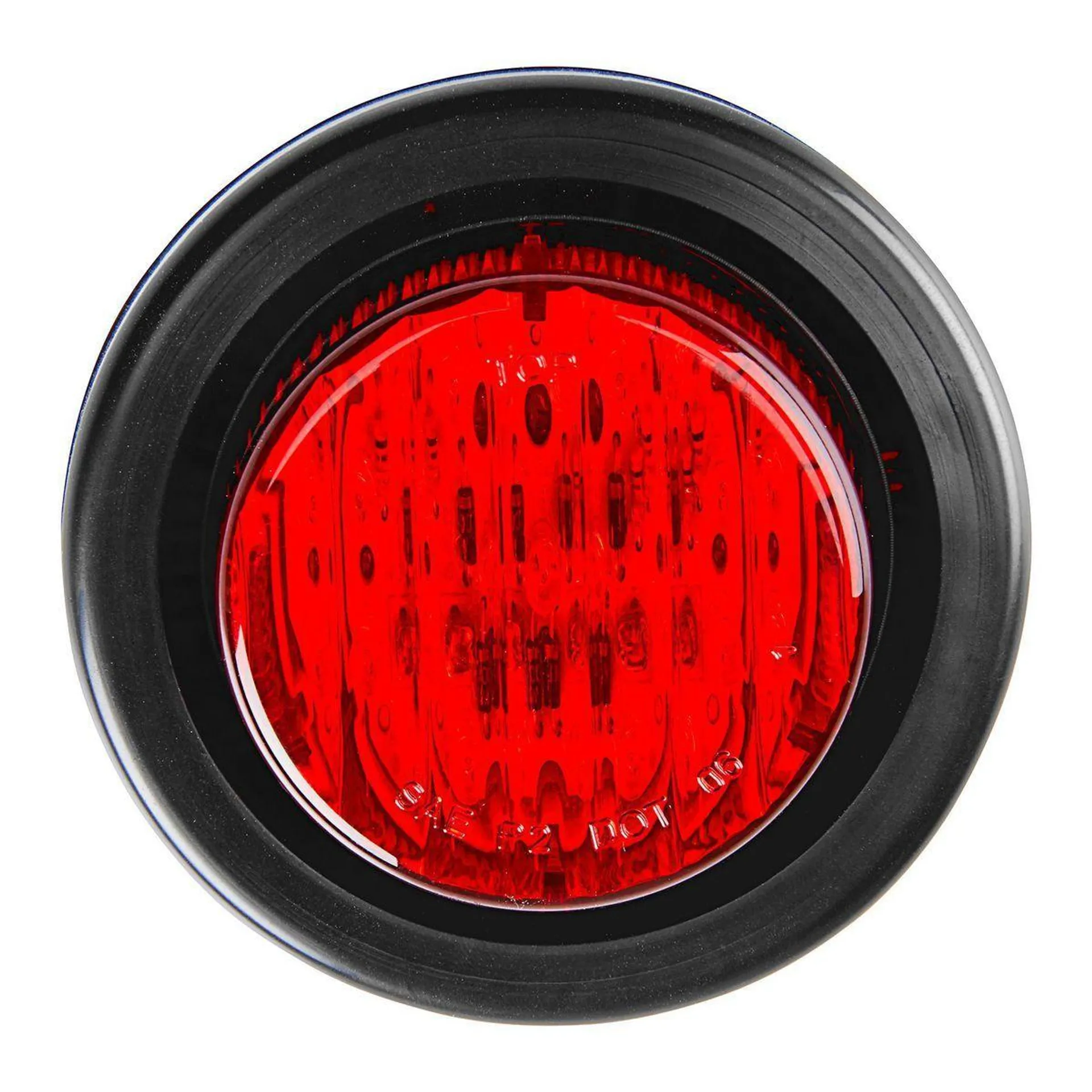 2 in. Round Red LED Marker Trailer Tail Light