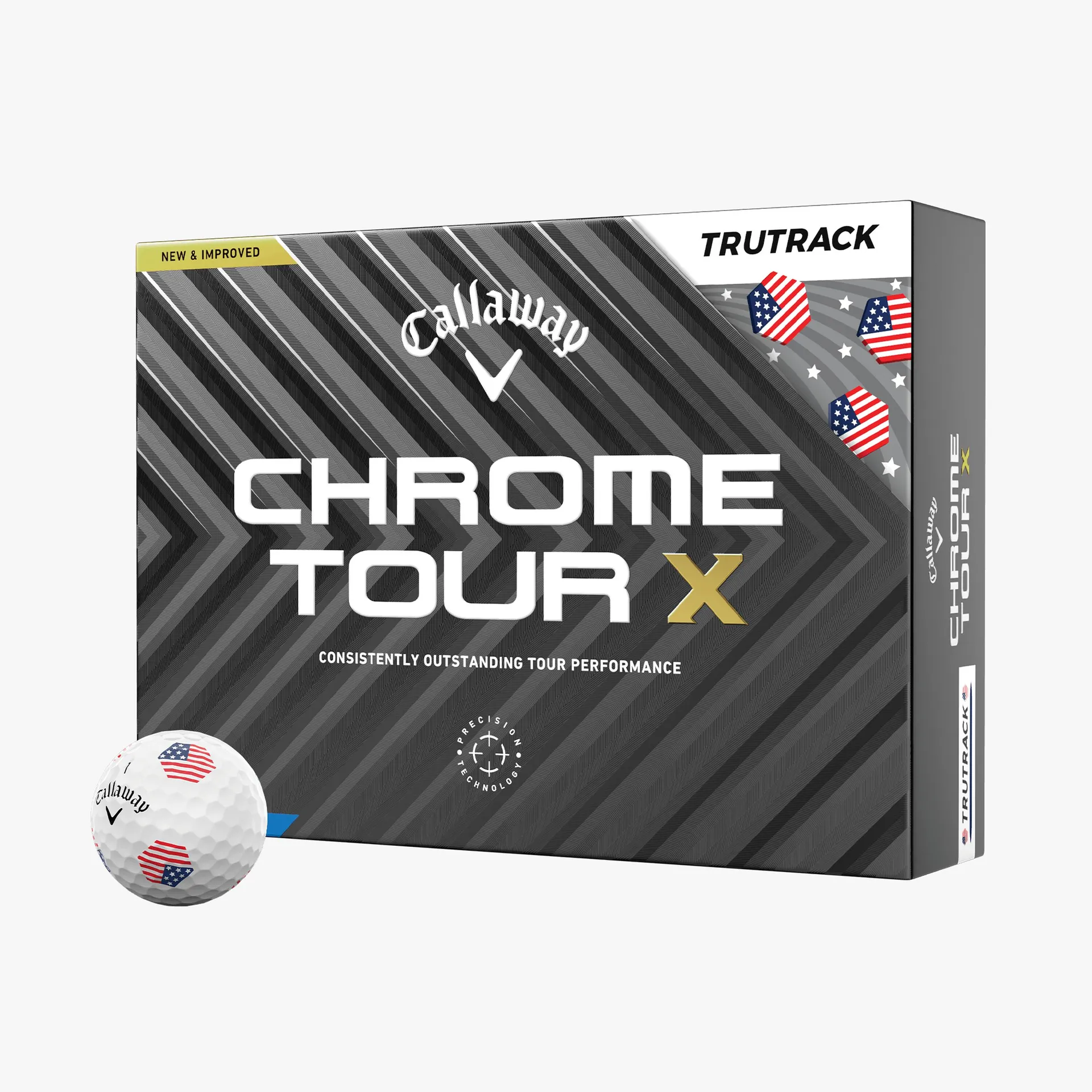 Chrome Tour X USA TruTrack Golf Balls