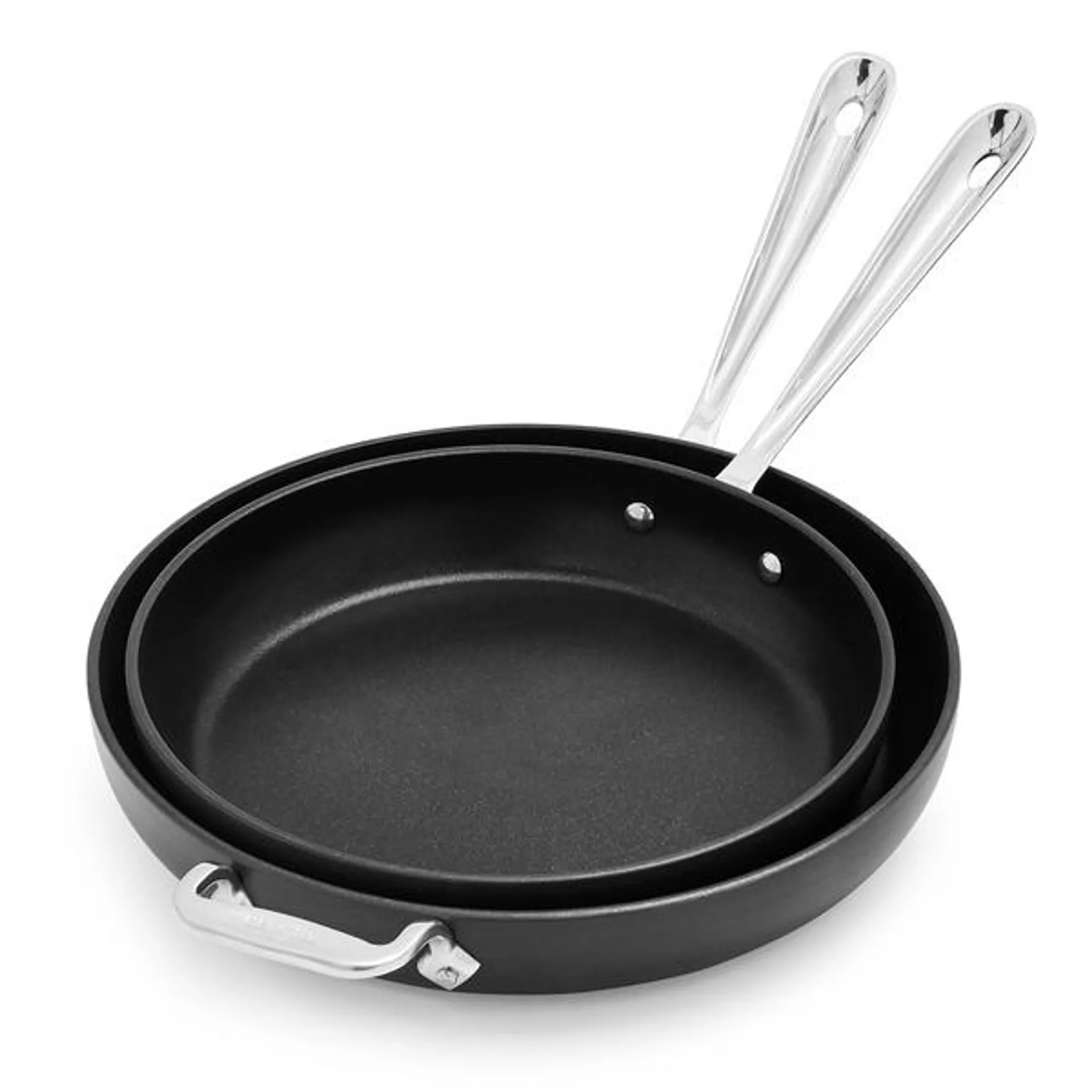 All-Clad HA1 Nonstick Skillets, 10" & 12" Set