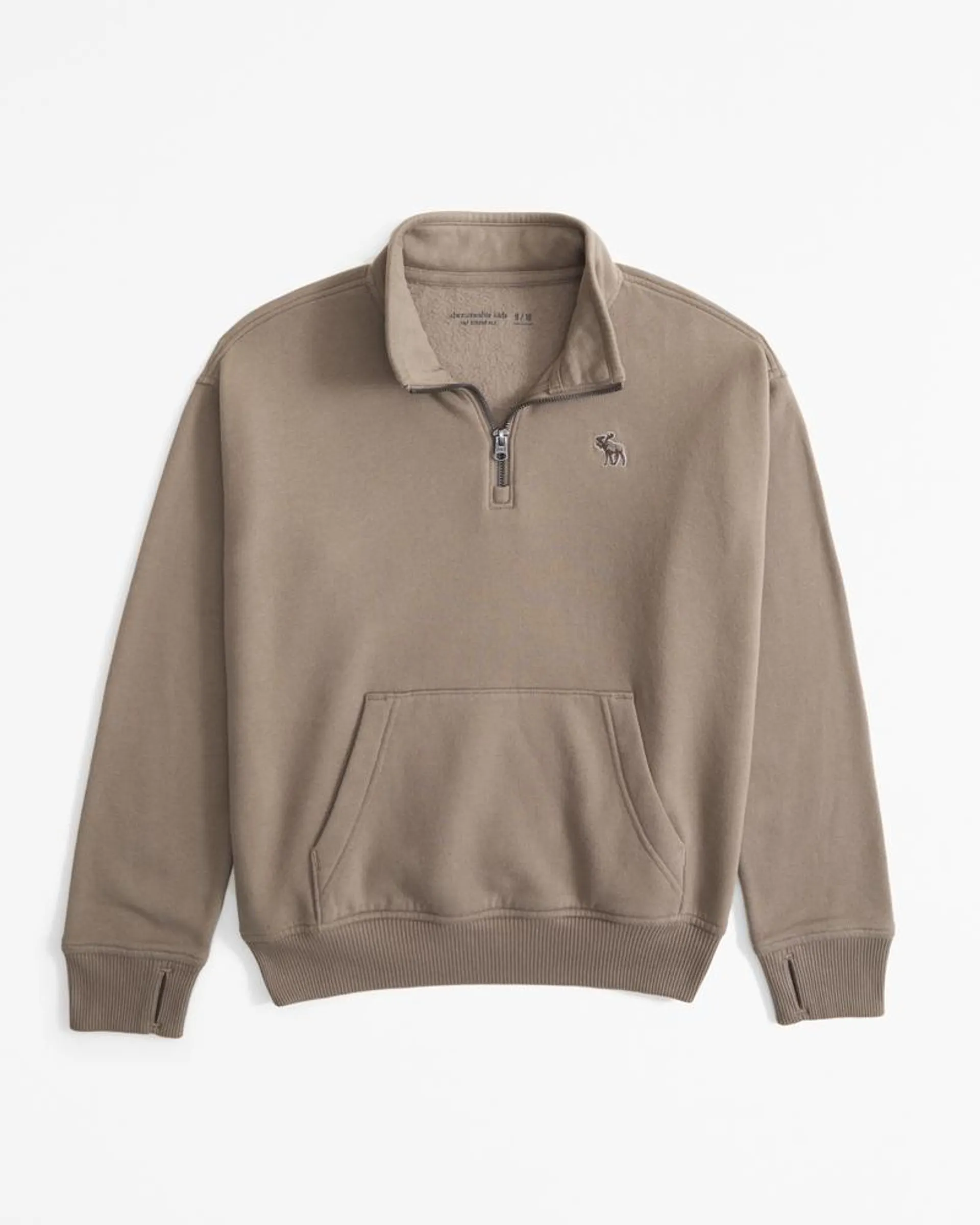 essential icon quarter-zip sweatshirt