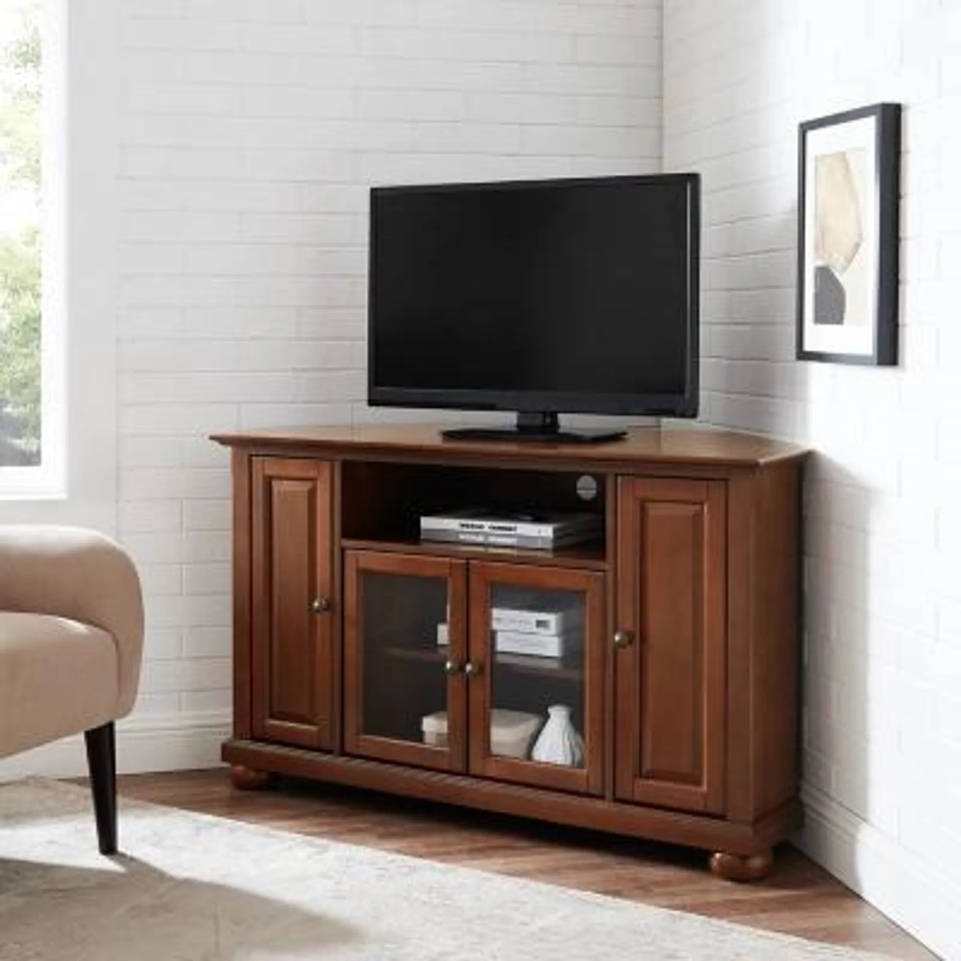 Alexandria 48" Corner TV Stand