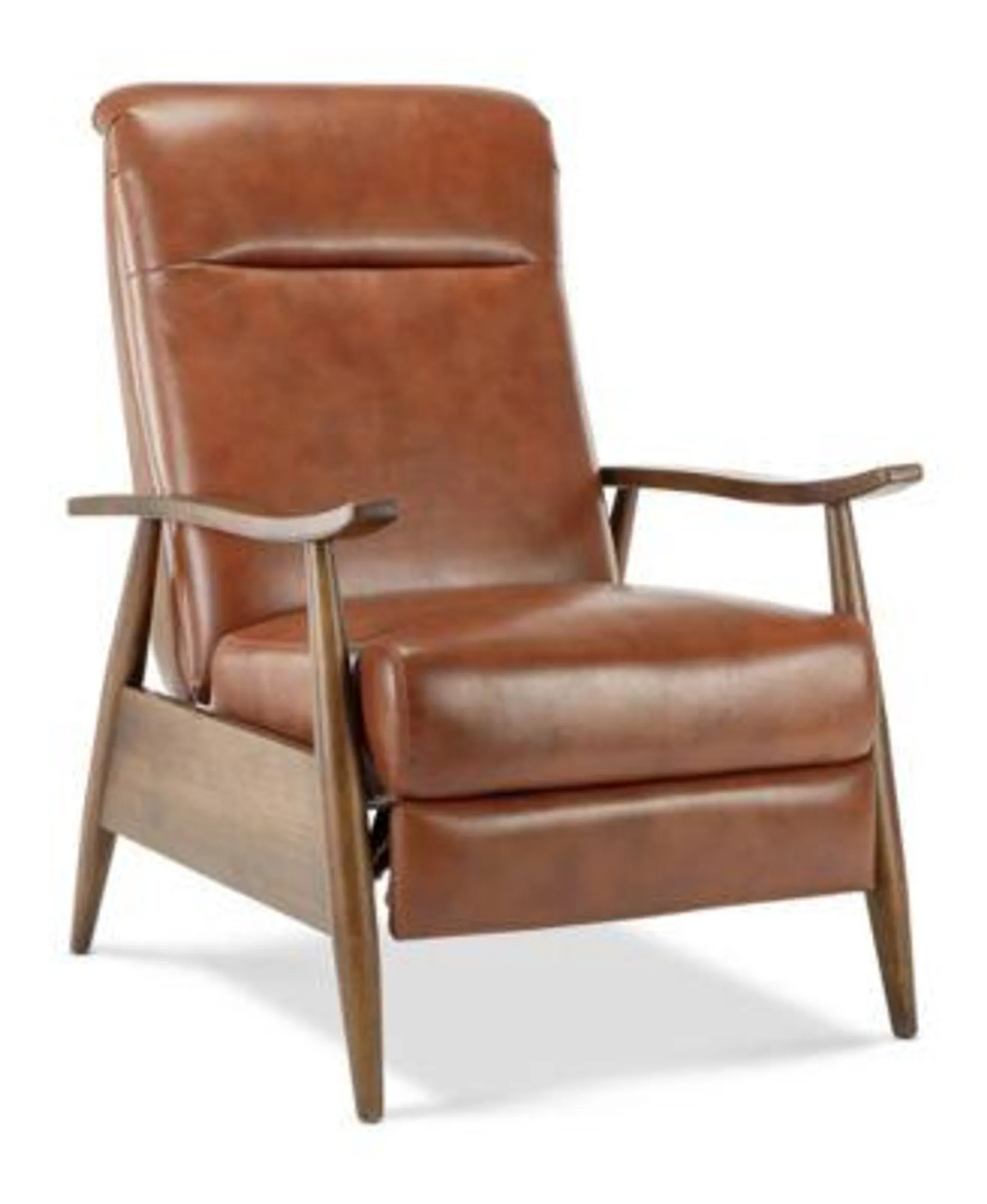 Solaris Wood Arm Push Back Recliner