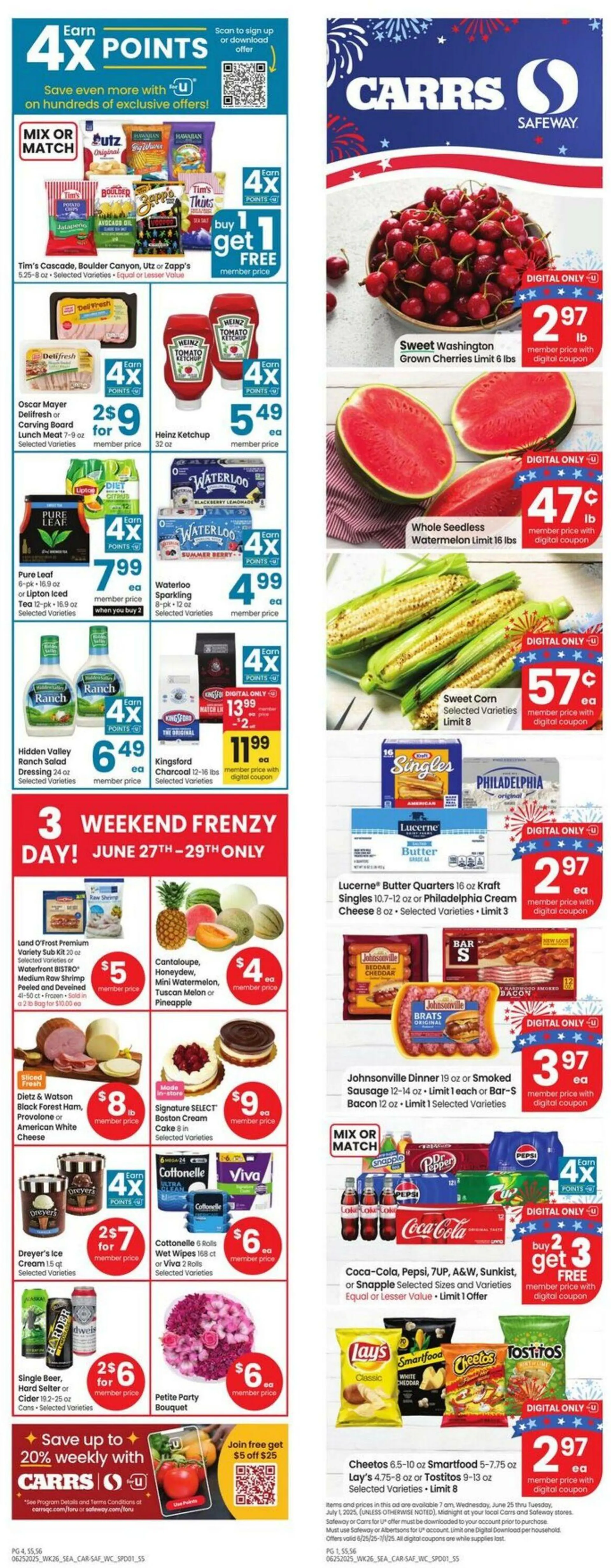 Weekly ad Carrs from June 25 to July 1 2025 - Page 1
