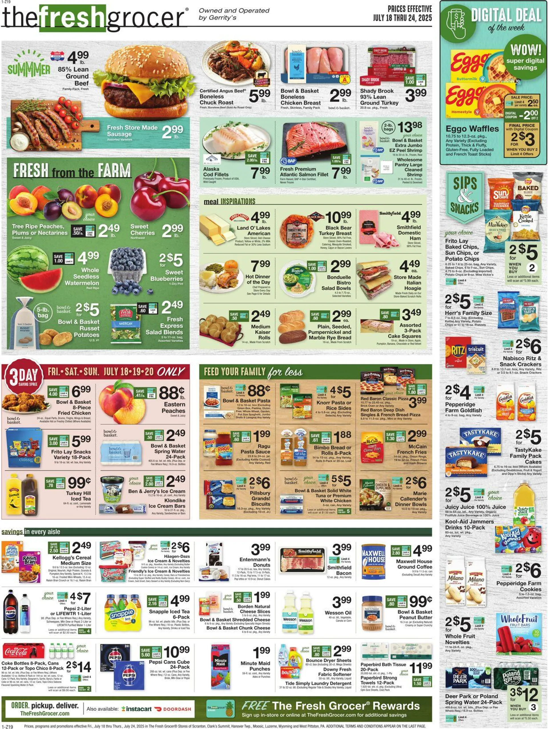 Weekly ad Gerrity's Supermarkets Current weekly ad from July 17 to July 24 2025 - Page 1