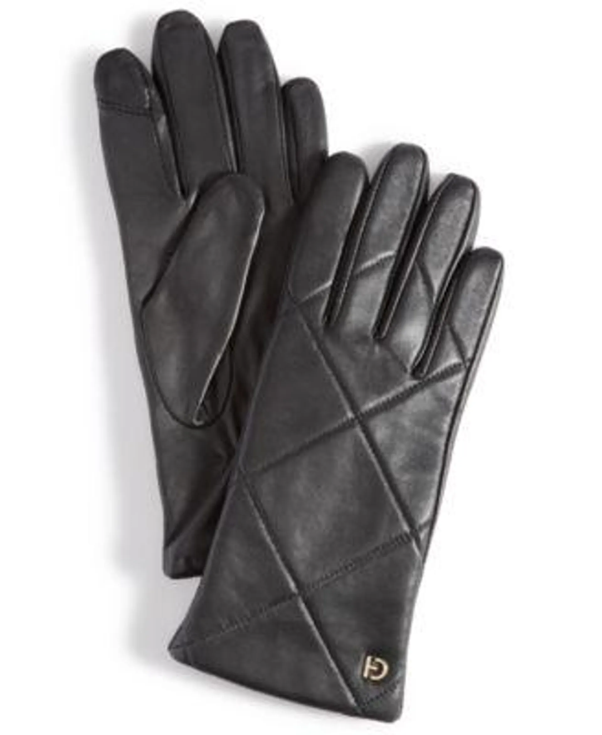 Women's Quilted Leather Gloves