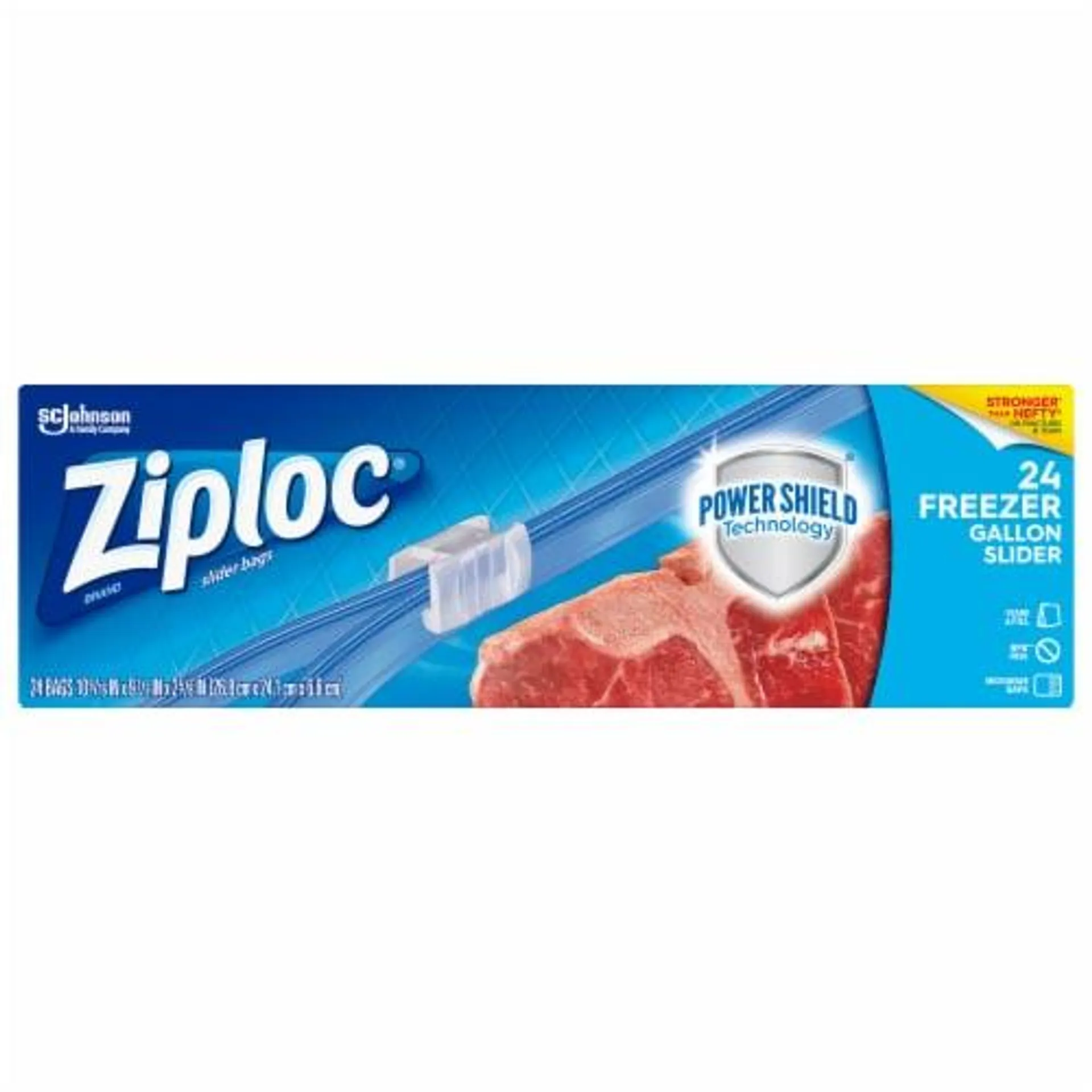 Ziploc® Brand Gallon Slider Freezer Bags