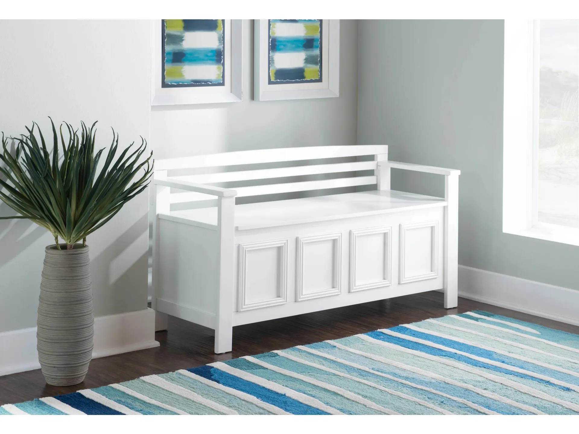 Linon Laredo Storage Bench