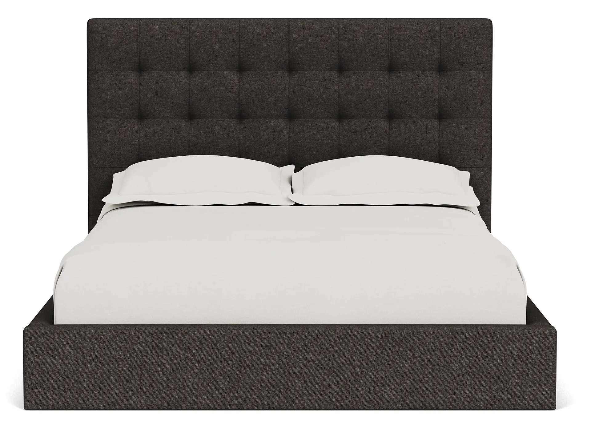 Avery 48 High King Bed in Gino Charcoal