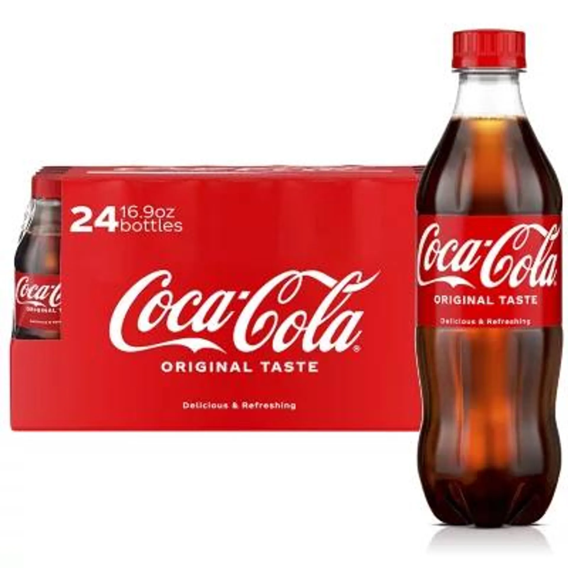 Coca-Cola Soda Soft Drink, 16.9 fl. oz., 24 pk.