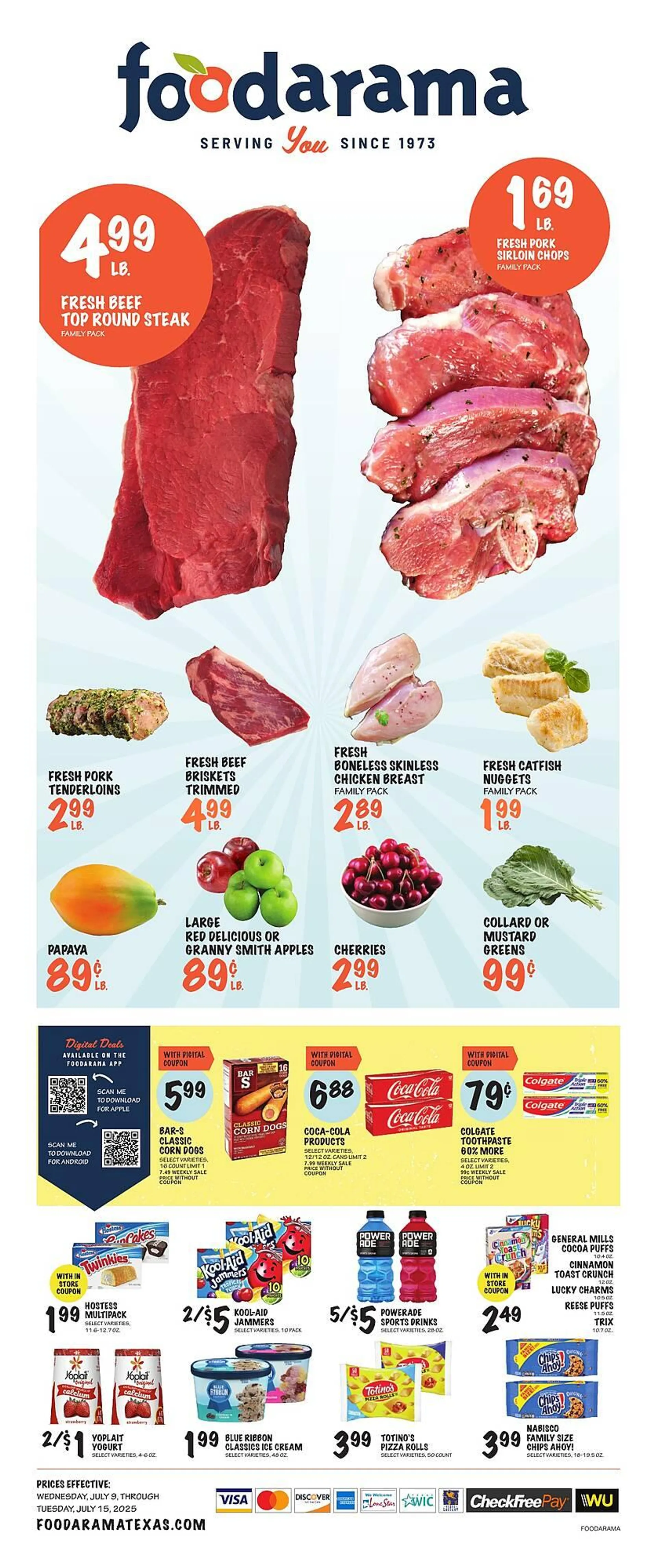 Weekly ad Foodarama Weekly Ad from July 9 to July 15 2025 - Page 1