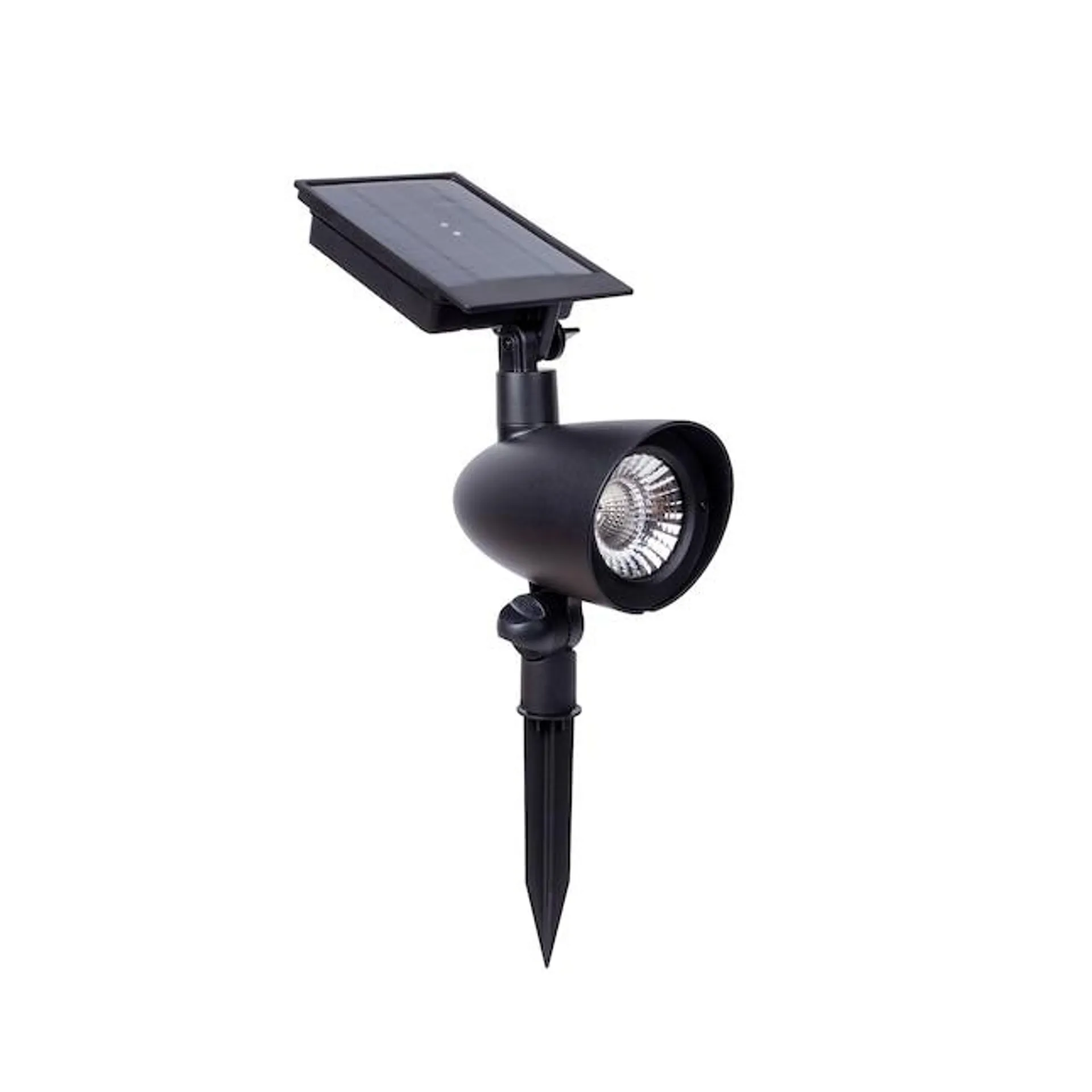 Harbor Breeze 60-Lumen Black Solar LED Spot Light