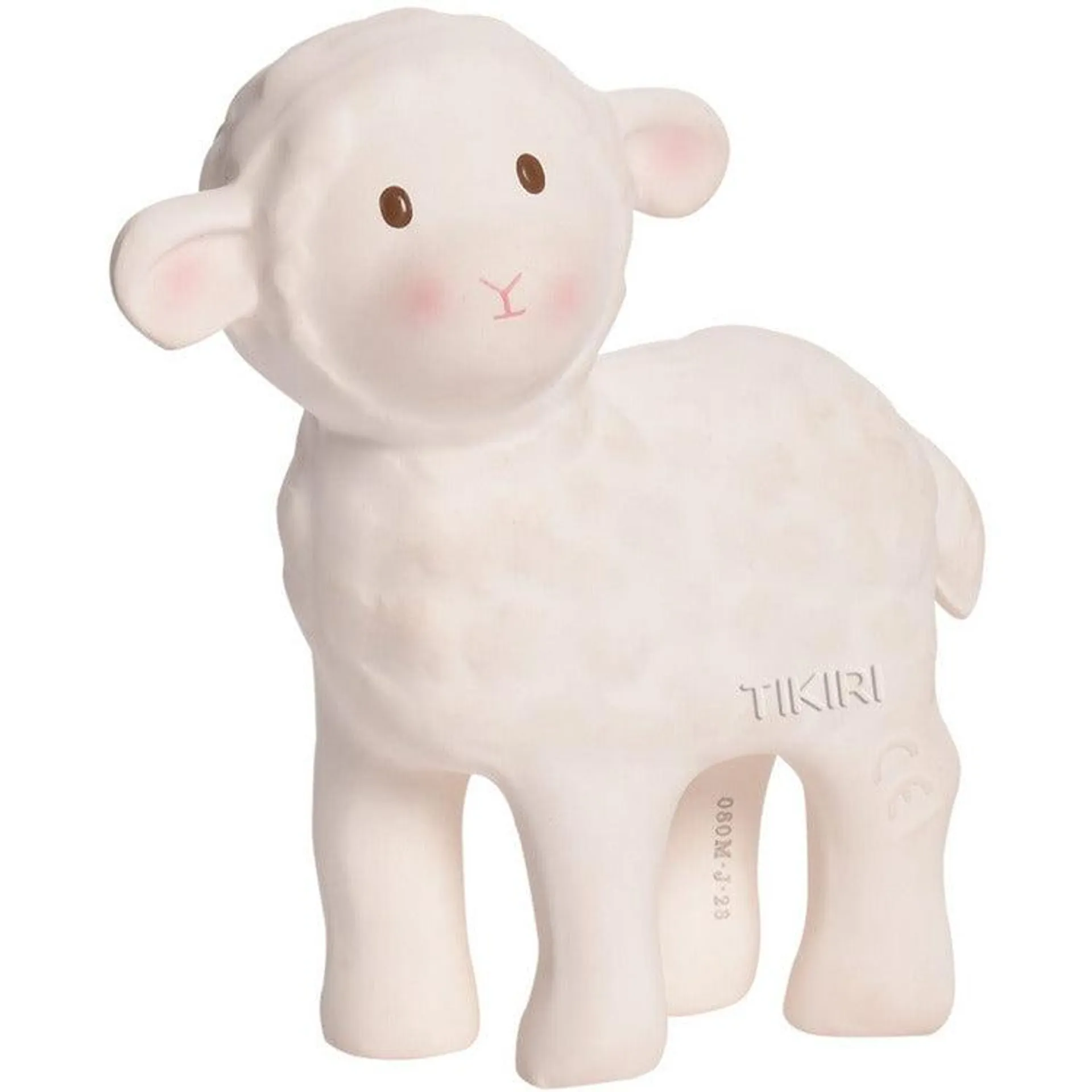 Bahbah the Lamb Natural Rubber Teether, Rattle & Bath Toy