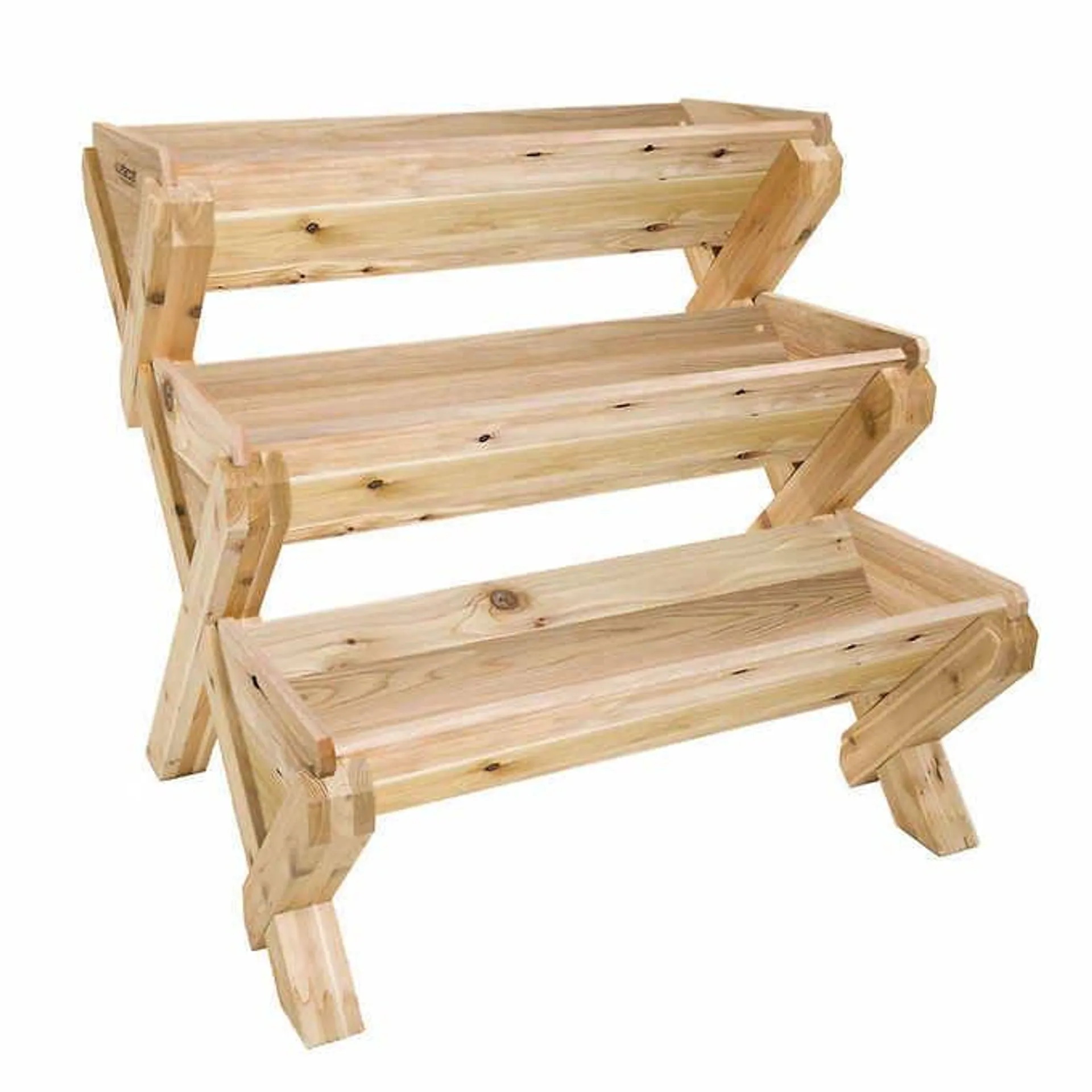 CedarCraft Cascading Cedar Planter