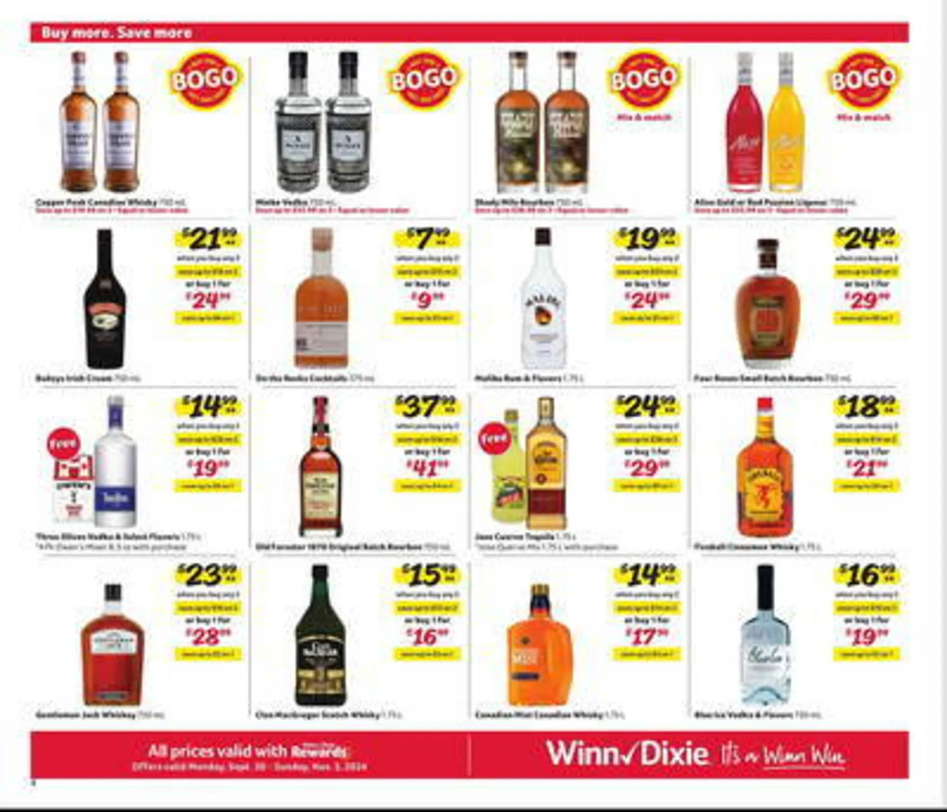 Weekly ad Winn Dixie Weekly Ad from September 30 to November 3 2024 - Page 5