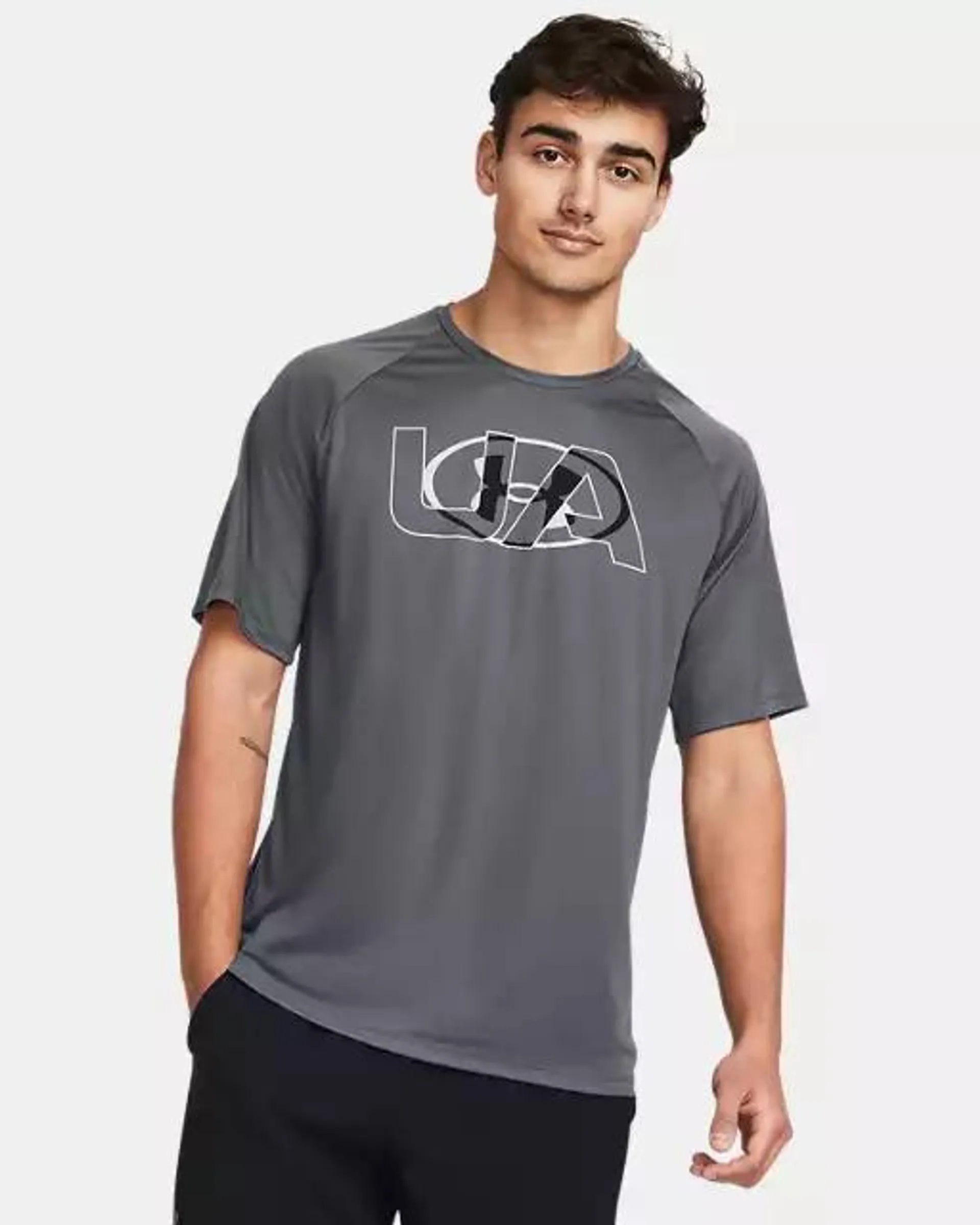 Men's UA Velocity 2.0 Graphic Short Sleeve