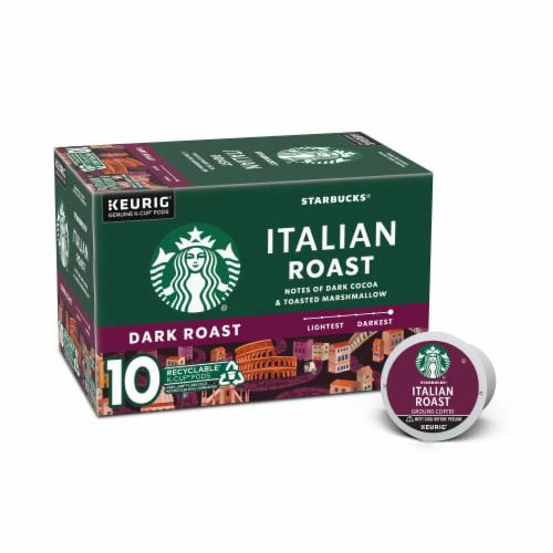 Starbucks® Italian Roast Dark Roast K-Cup Coffee Pods