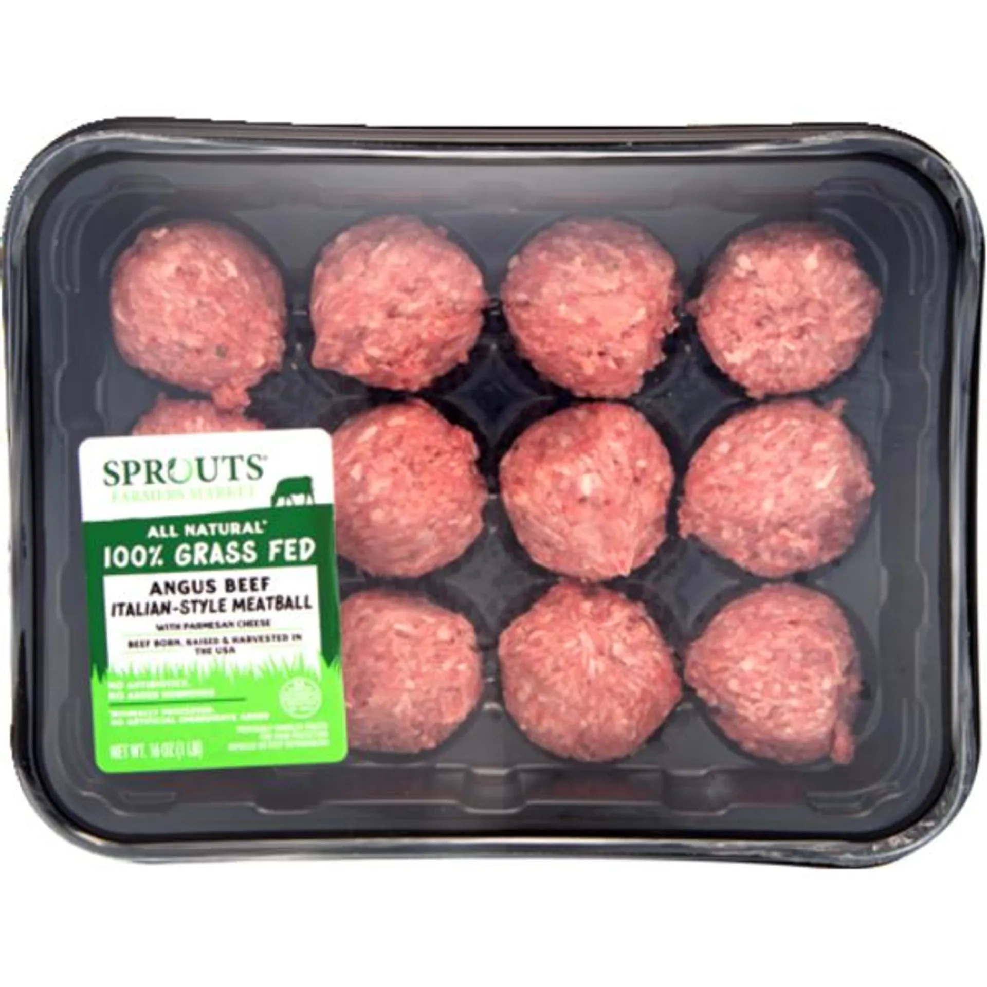 Sprouts 100% Grass-Fed Beef Italian Meatballs