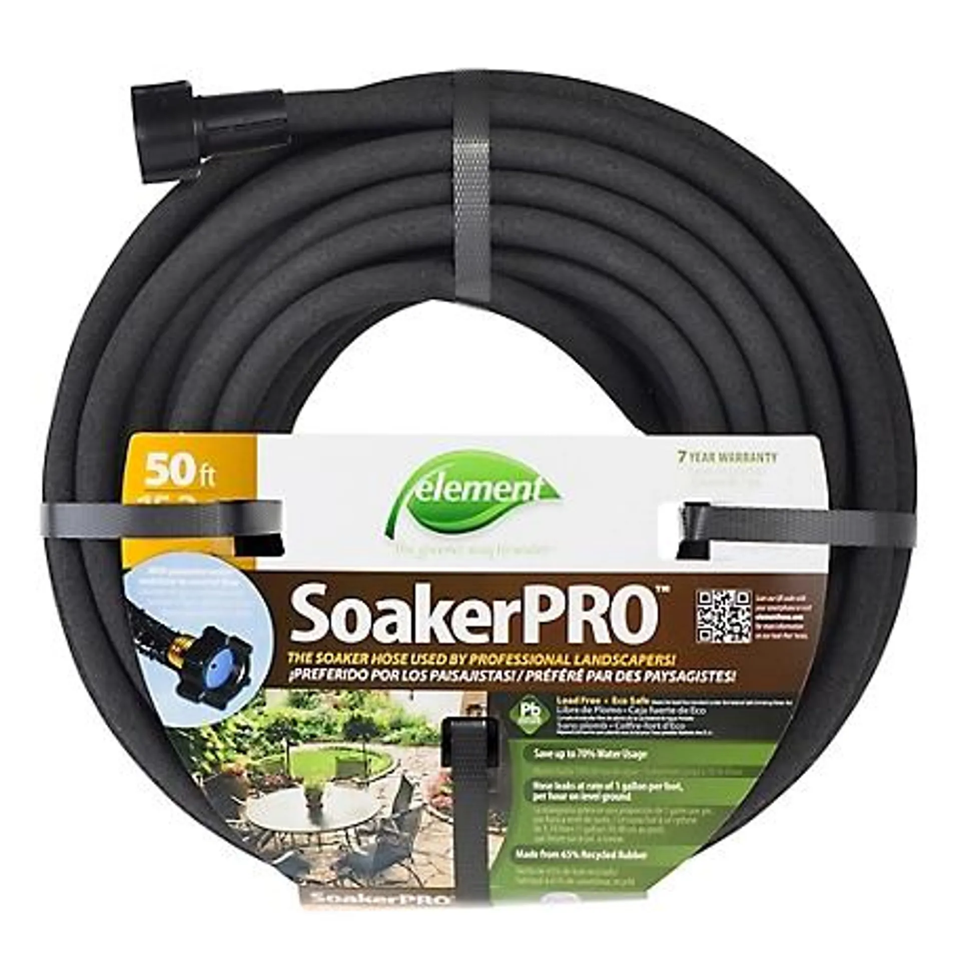 Element 3/8 in. x 250 ft. SoakerPRO Soaker Water Hose