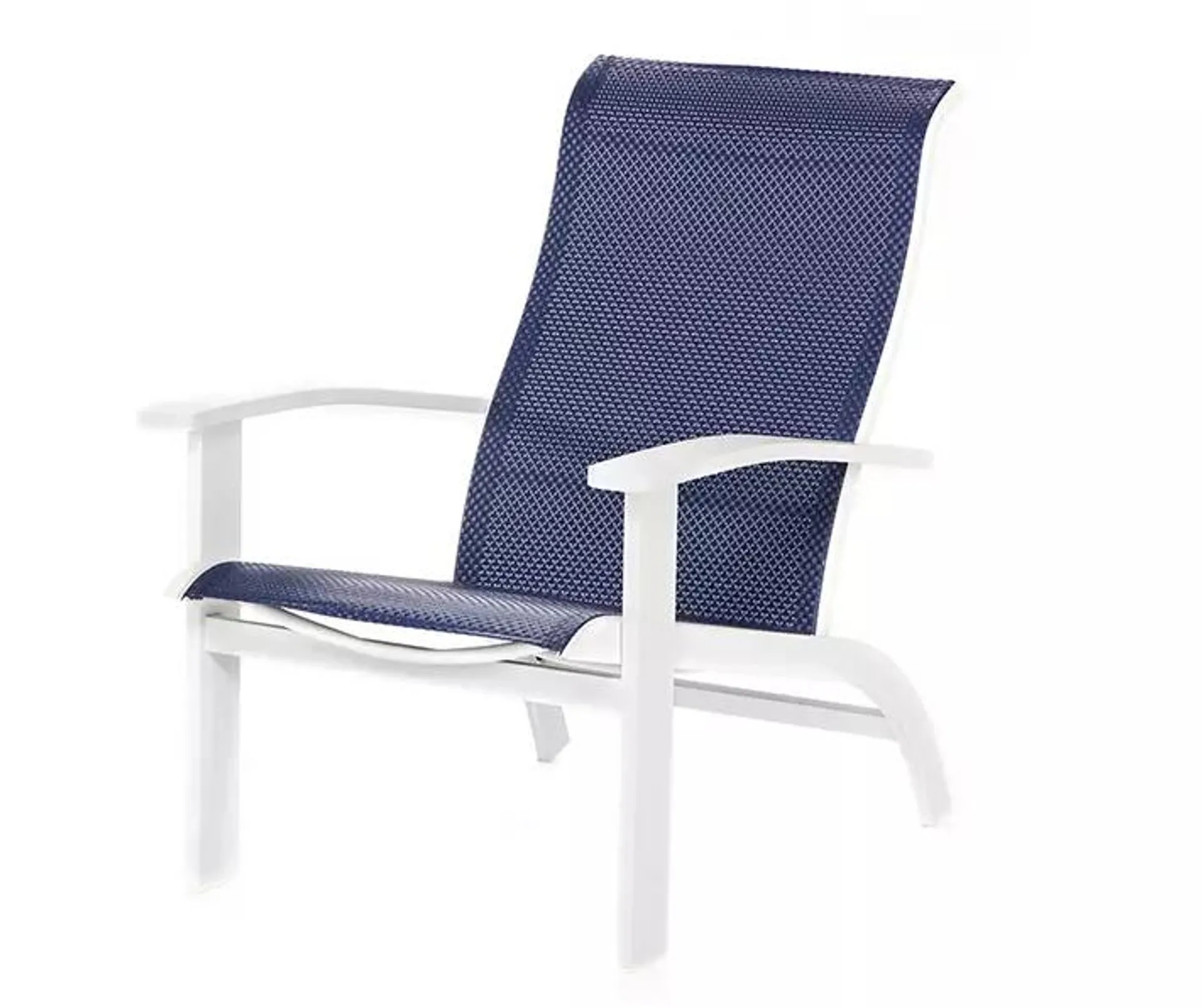 Navy Sling Metal Adirondack Chair