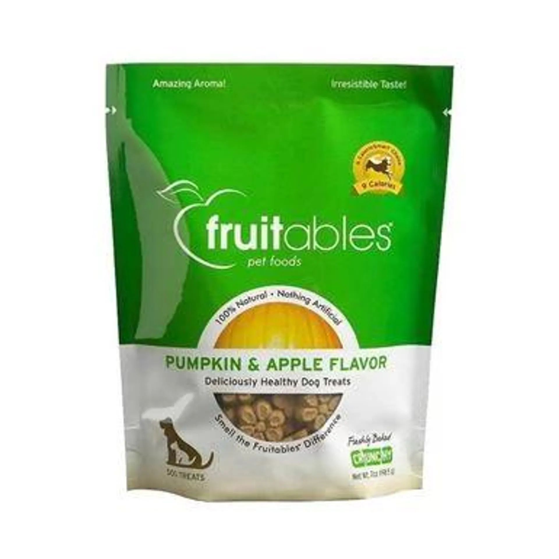 Fruitables Pumpkin & Apple Flavor Crunchy Dog Treats, 7 Ounces