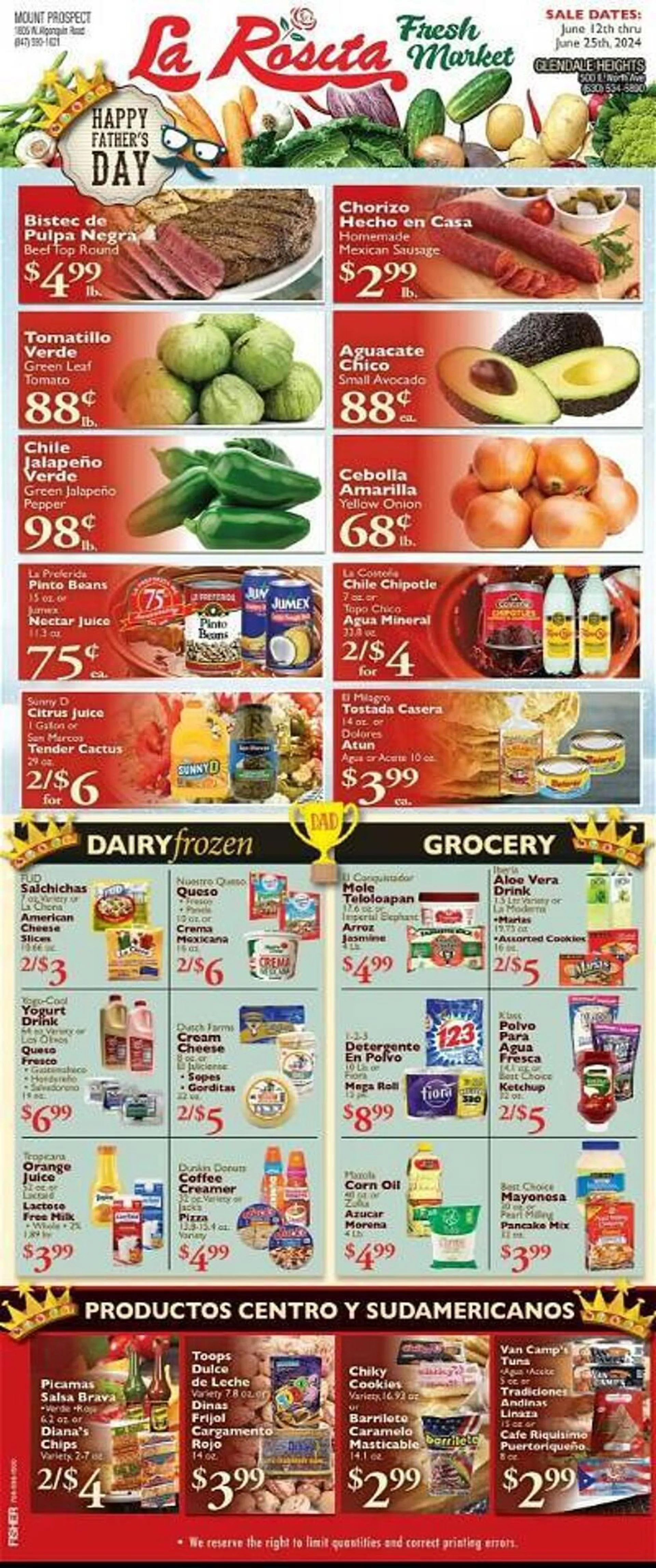 La Rosita Fresh Market Weekly Ad - 1