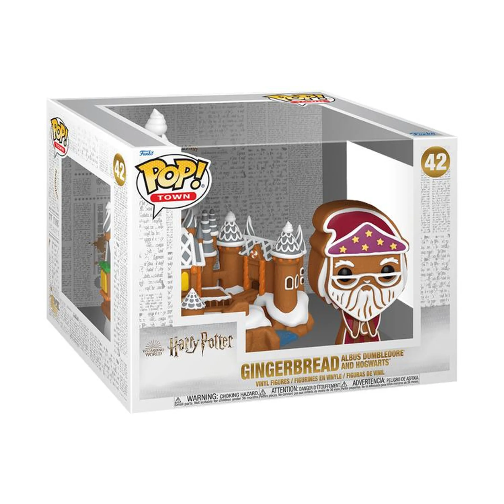 POP Town! Harry Potter Gingerbread Albus Dumbledore and Hogwarts